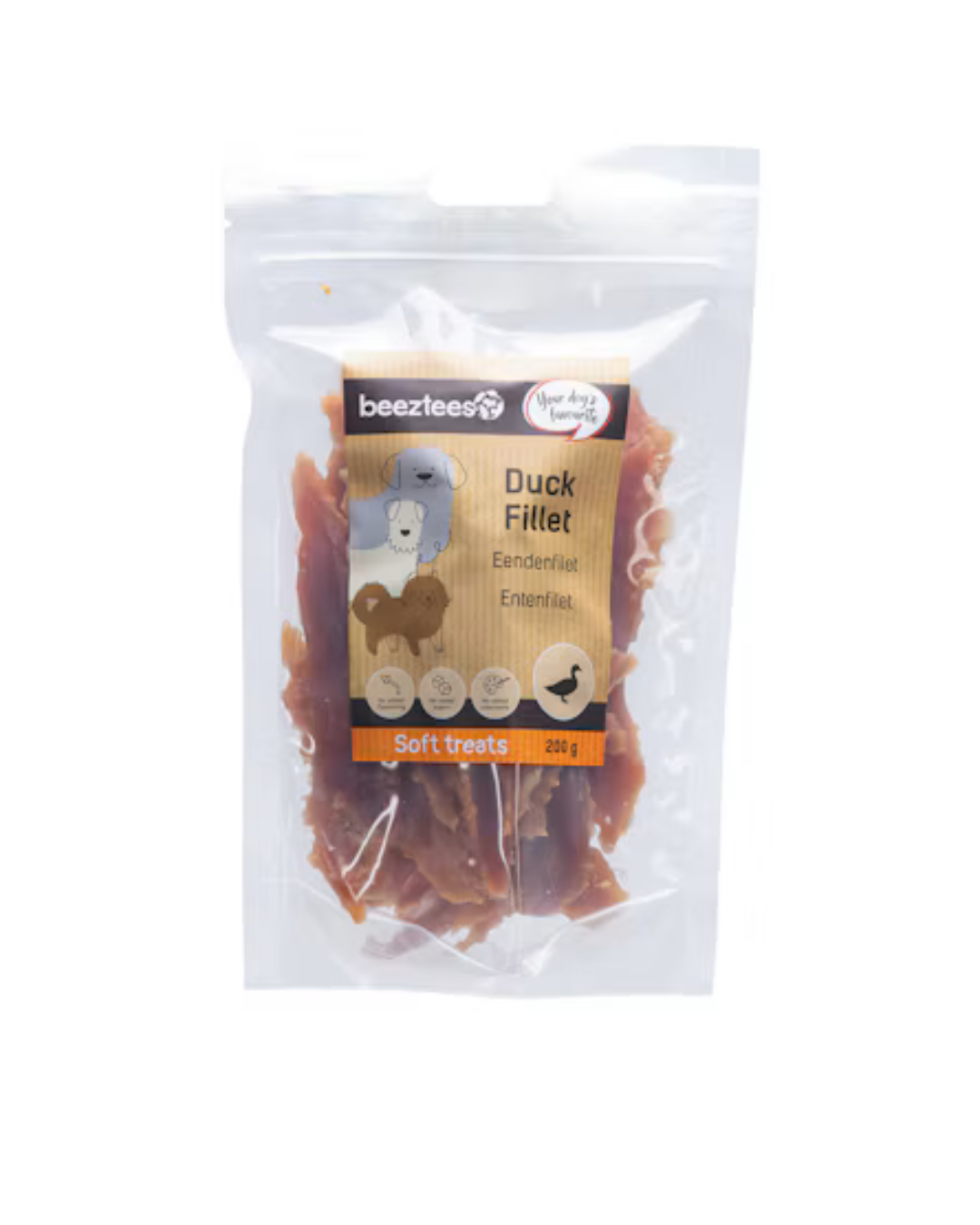 Beeztees - Snack Filetto di Anatra 200gr