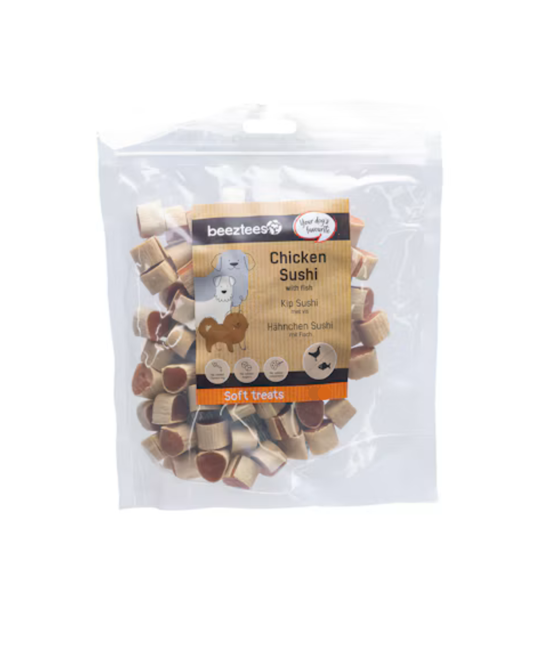 Beeztees - Snack Sushi di Pesce con Pollo 200gr