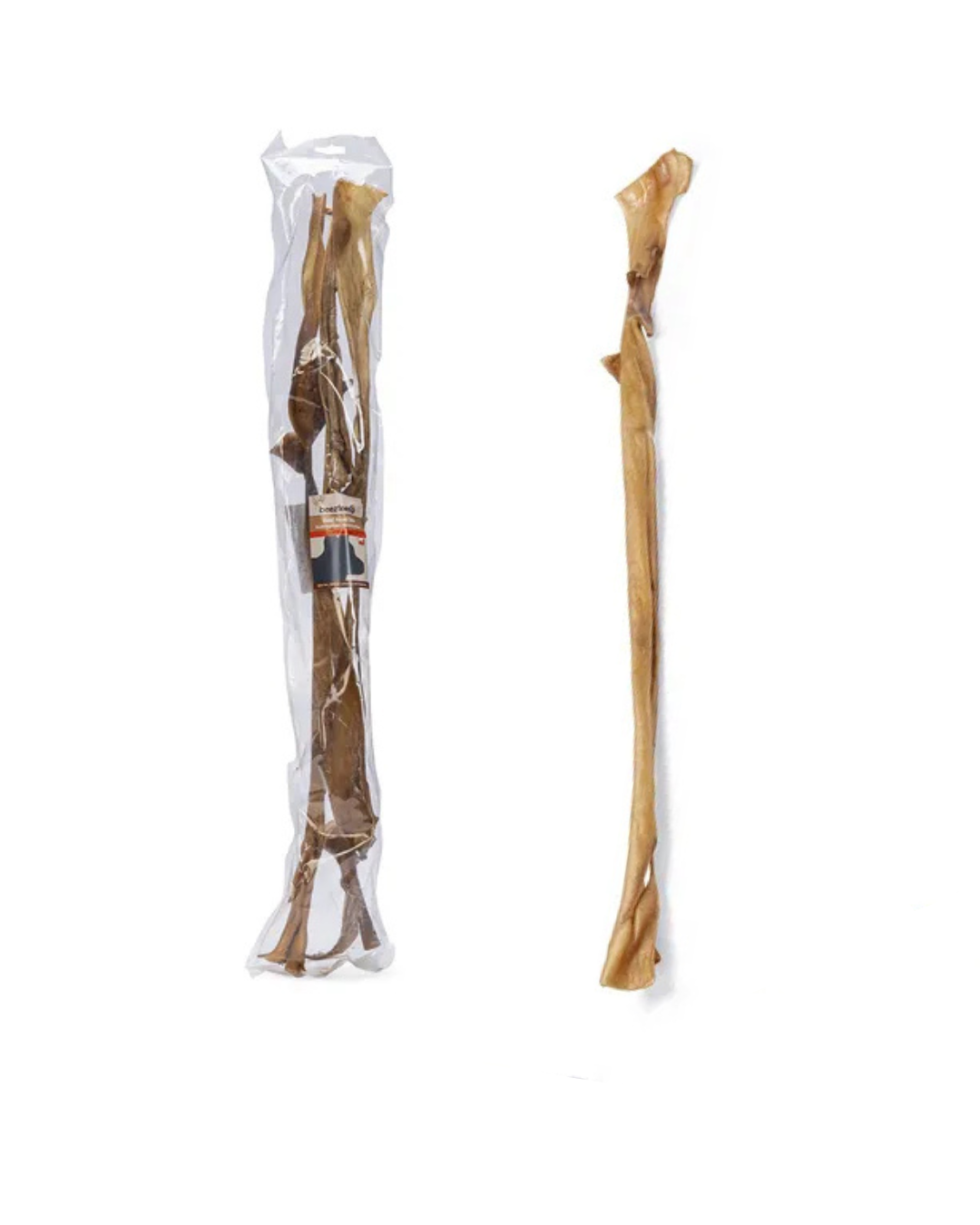 Beeztees - Strisce di Pelle Bovina 3pz 20cm