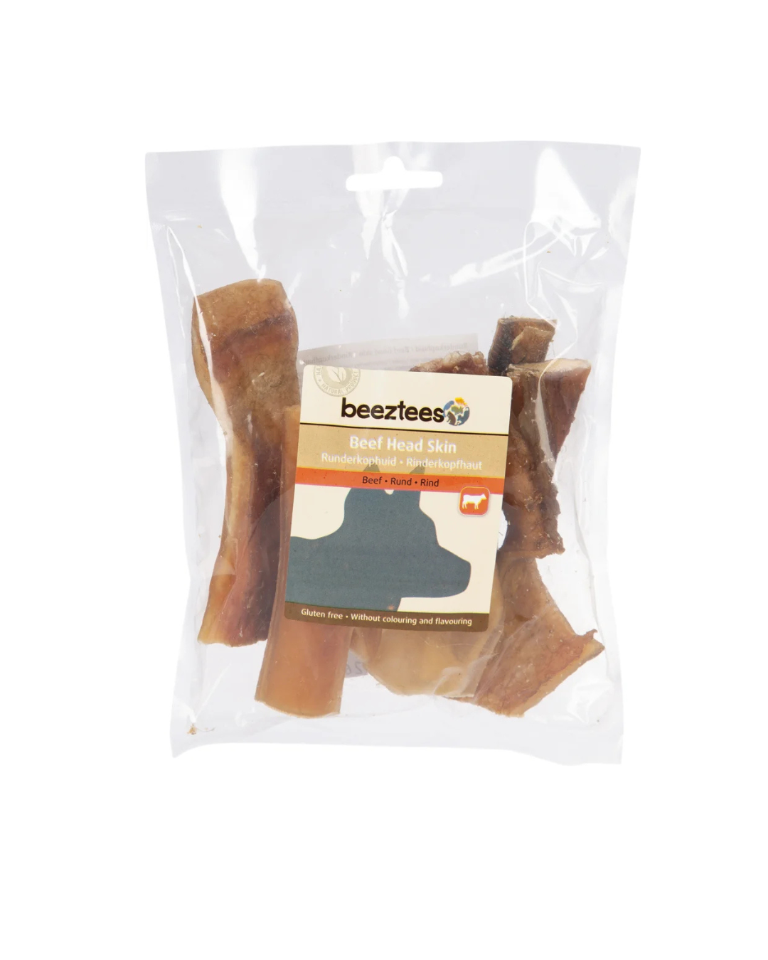 Beeztees - Tranci di Pelle Bovina 5pz 12cm 60gr