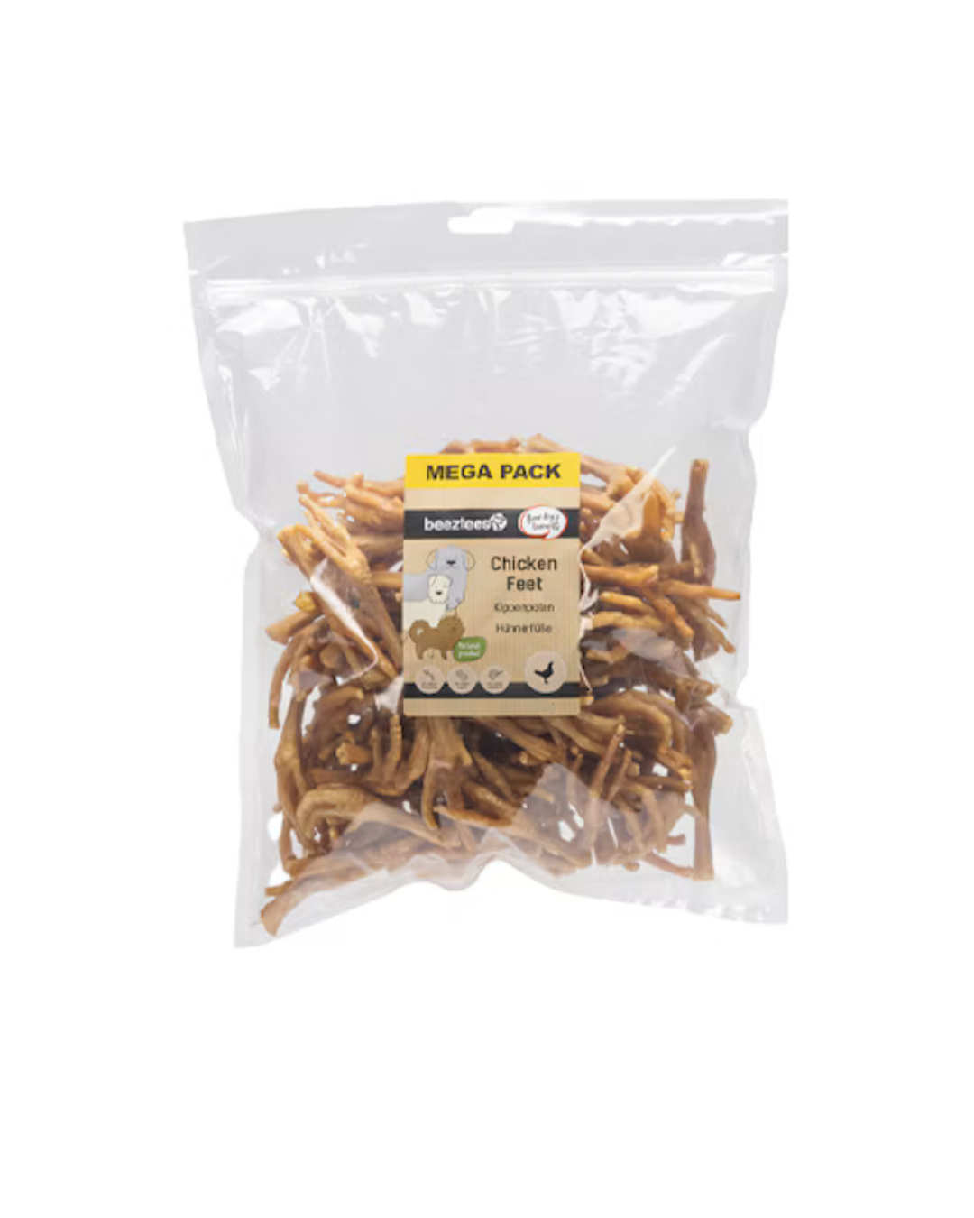 Beeztees - Zampe di Gallina Disidratate 500gr