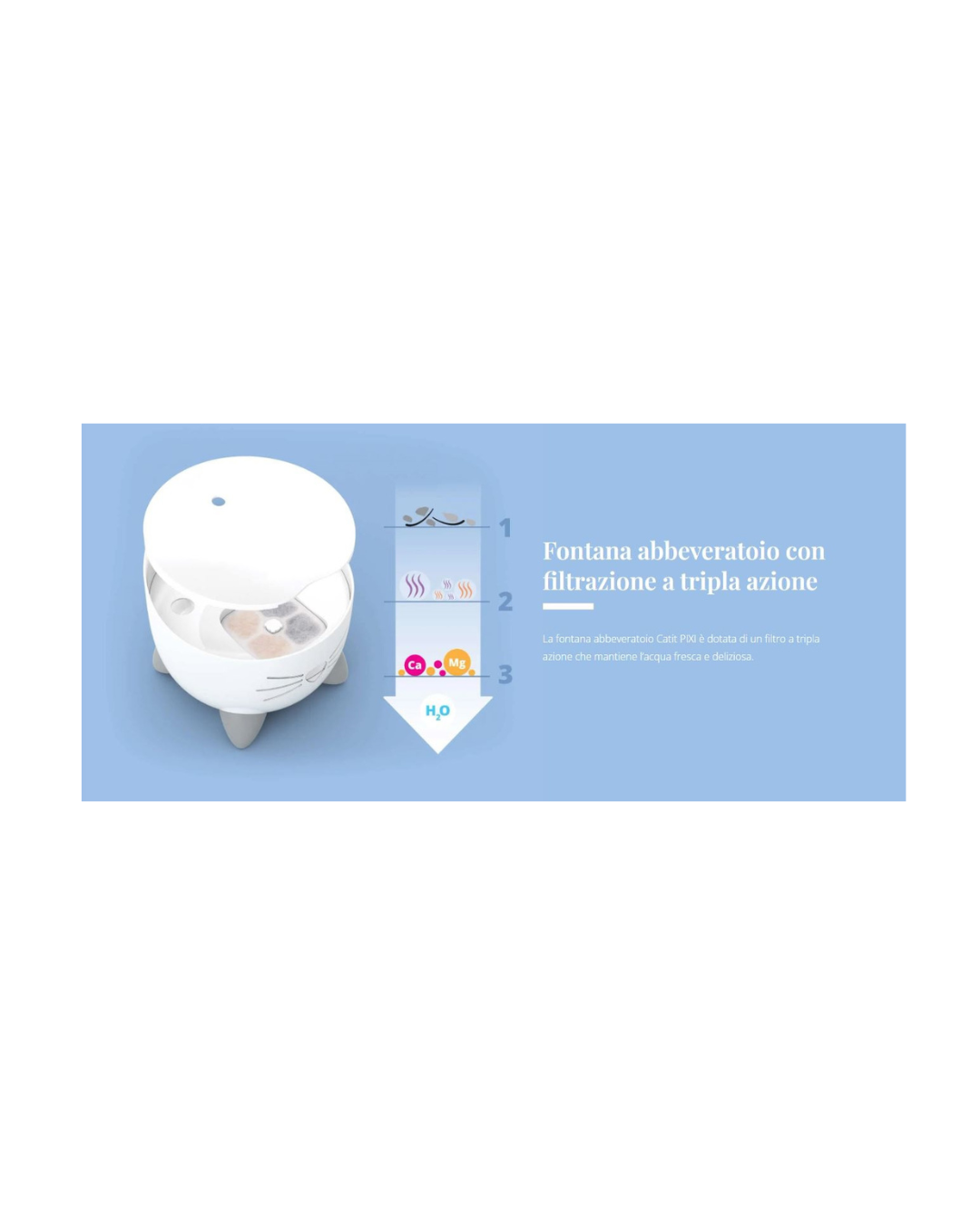 Catit - Pixi Fontana Abbeveratoio Automatica