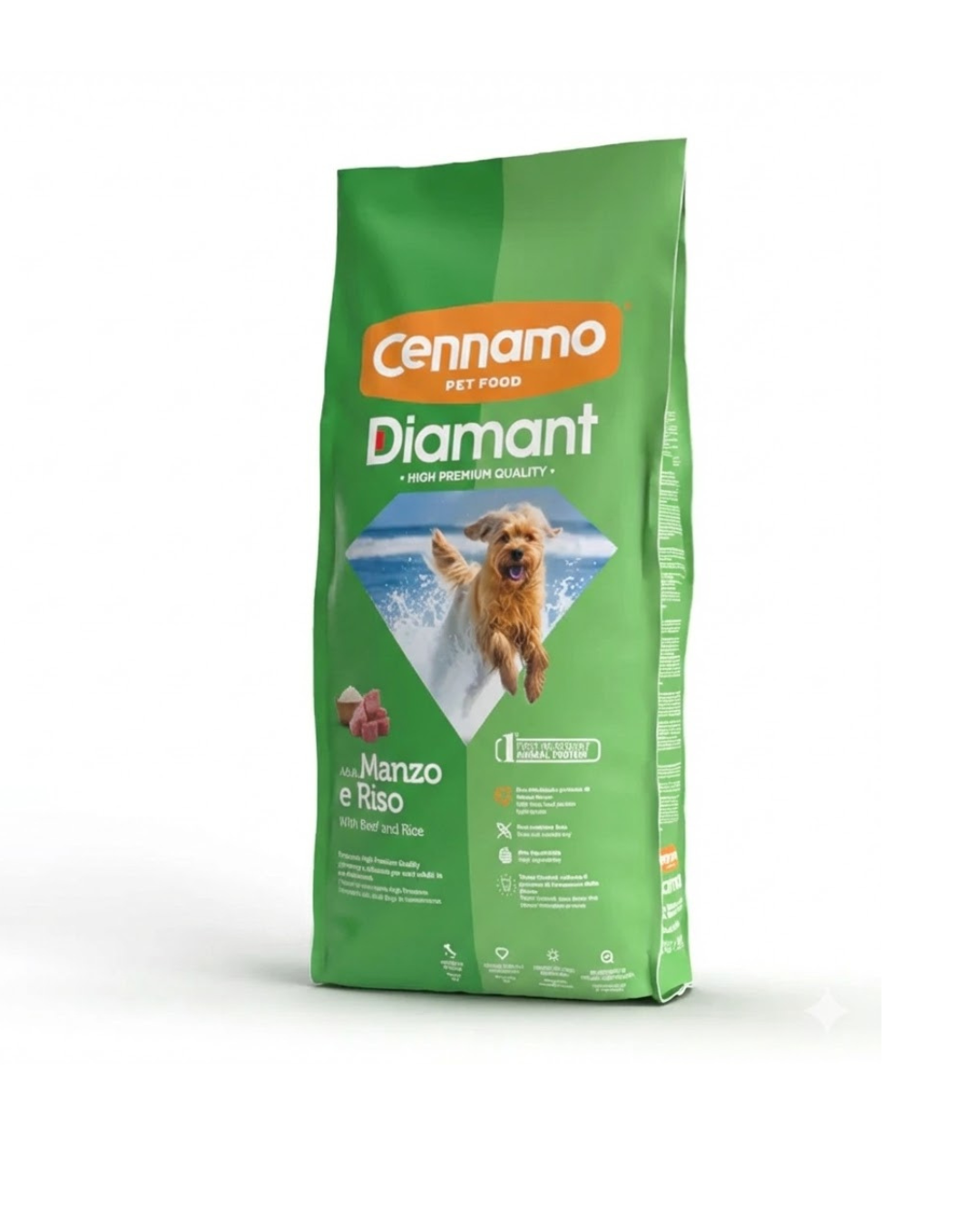 Cennamo - Diamant Adult Mini con Manzo e Riso 3kg