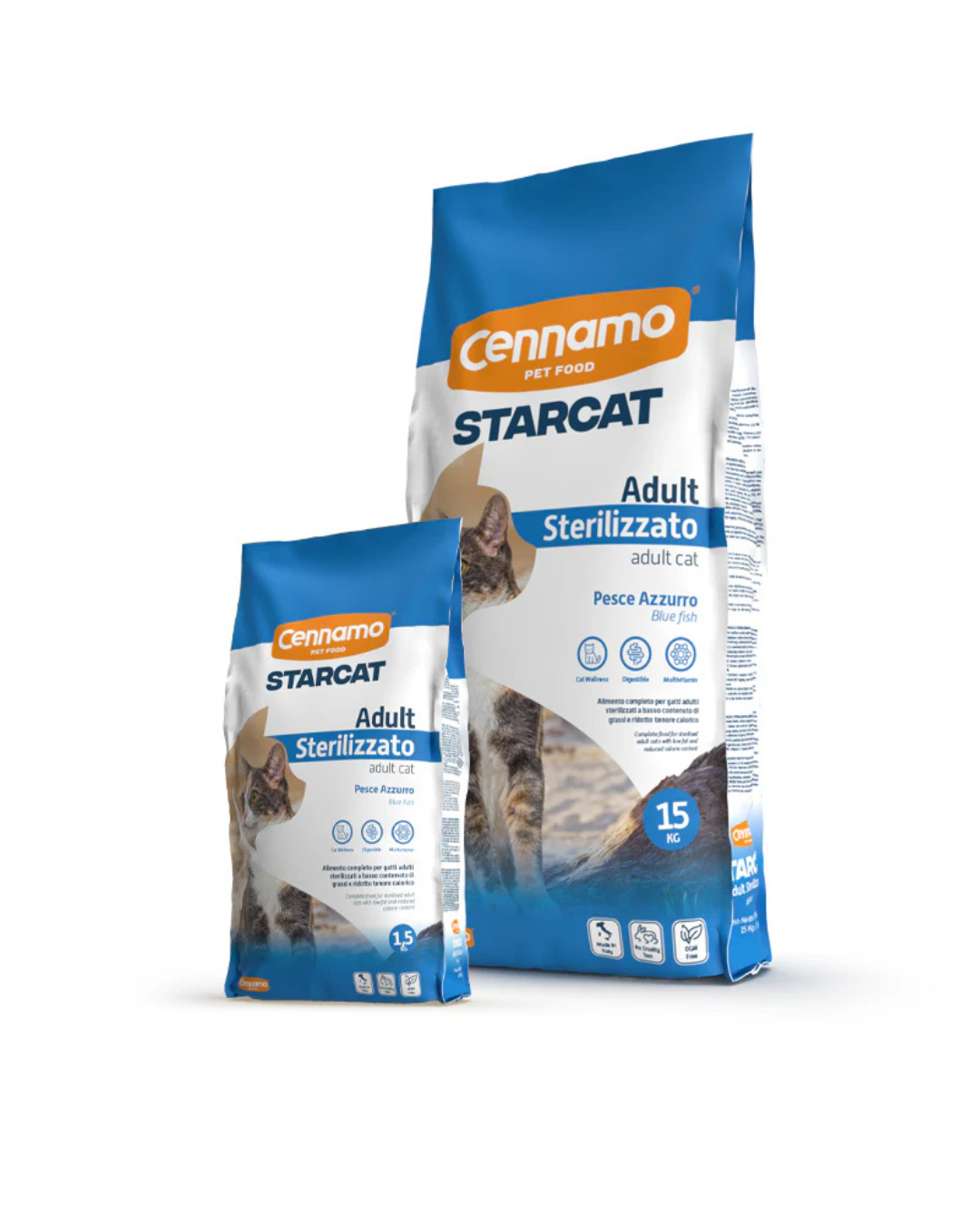 Cennamo - Star Cat Sterilizzato - Pesce Azzuro 15kg