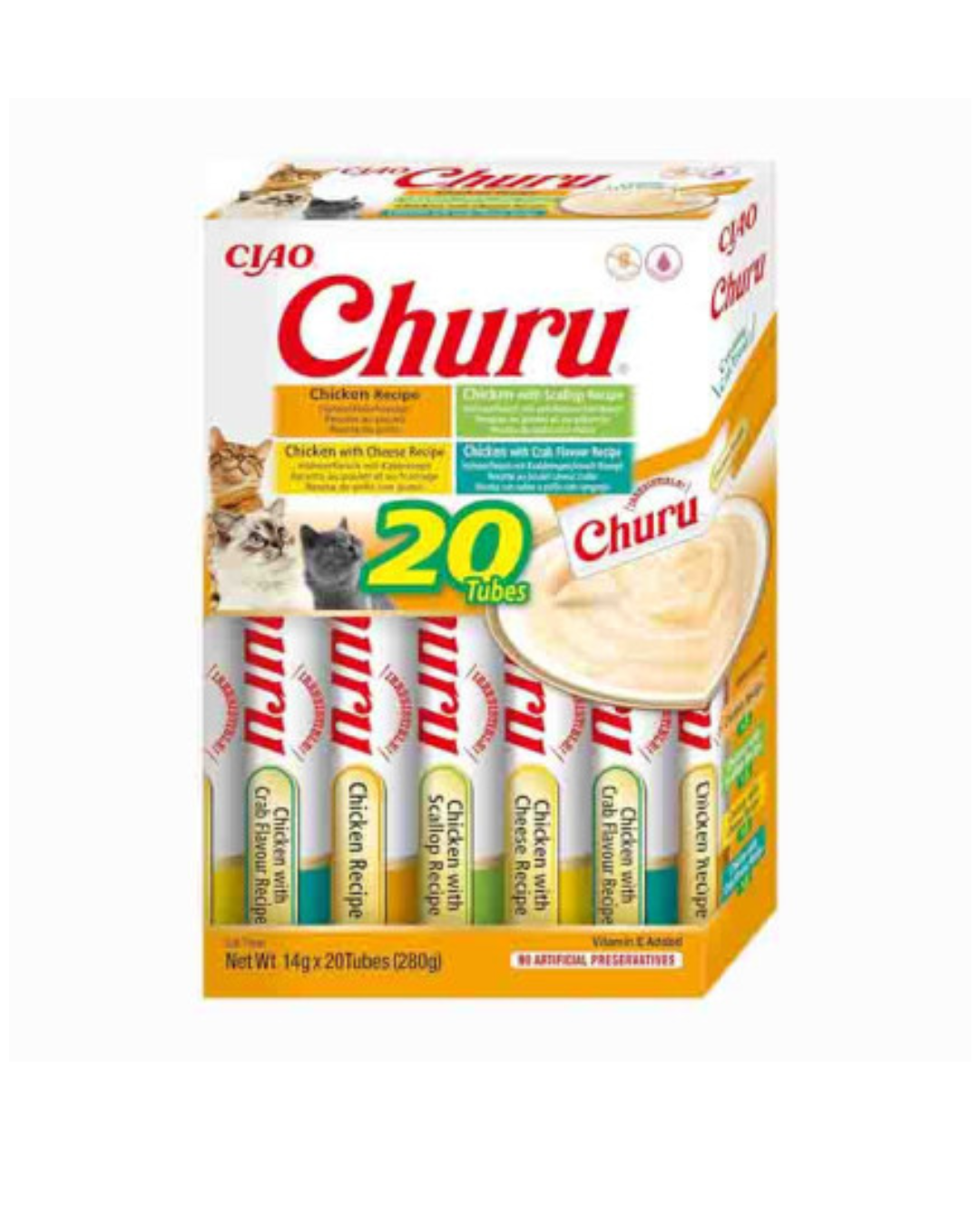 Ciao - Churu Box 20 Stick 4 Gusti Varietà Pollo