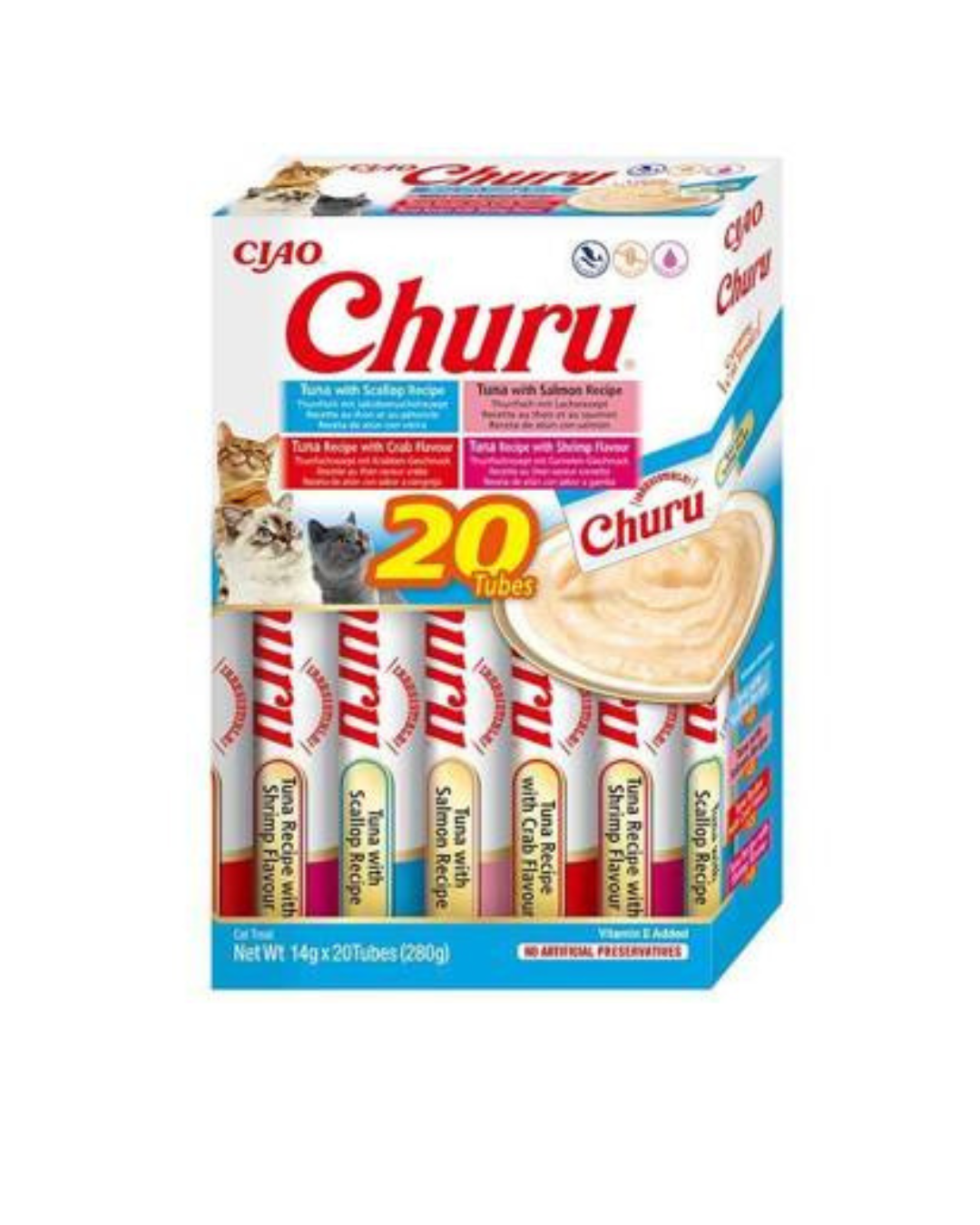 Ciao - Churu Box 20 Stick 4 Gusti Varietà Tonno