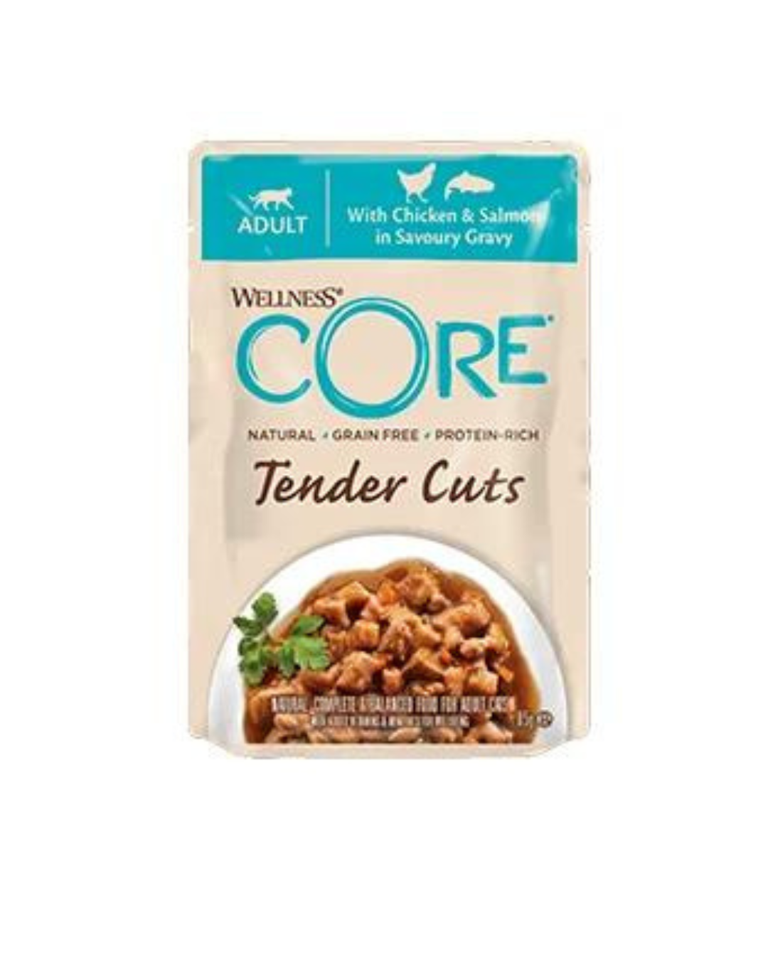 Core - Gatto Adult Tender Cuts - Pollo e Salmone 85 g