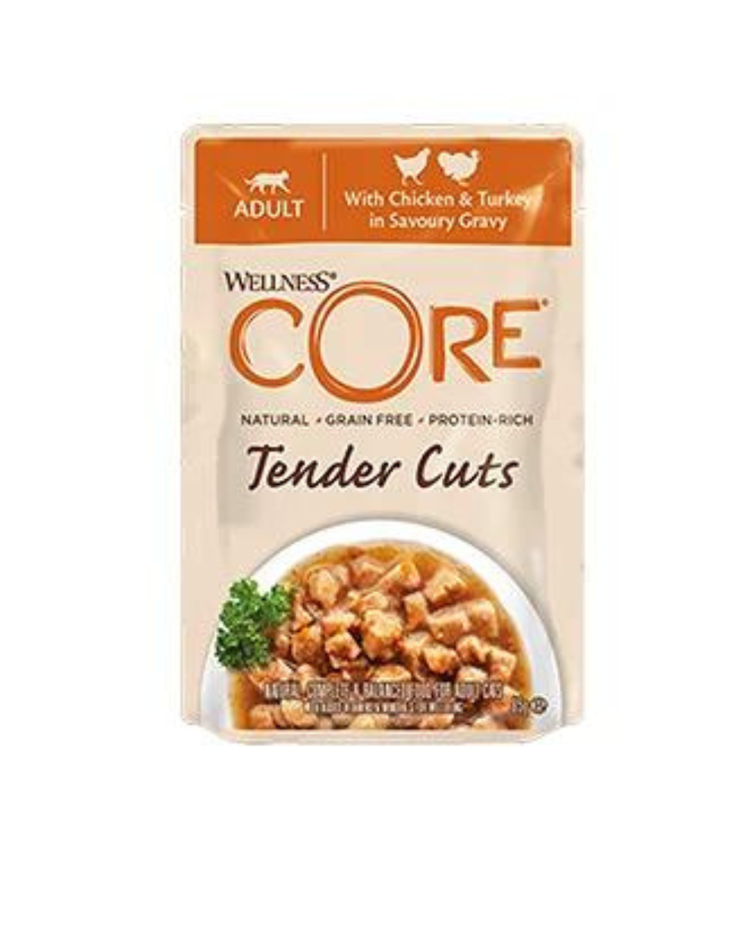 Core - Gatto Adult Tender Cuts- Pollo e Tacchino 85 g