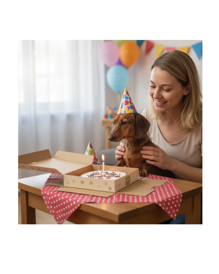 Deli Pet - Torta di Coompleanno Rosa 110gr