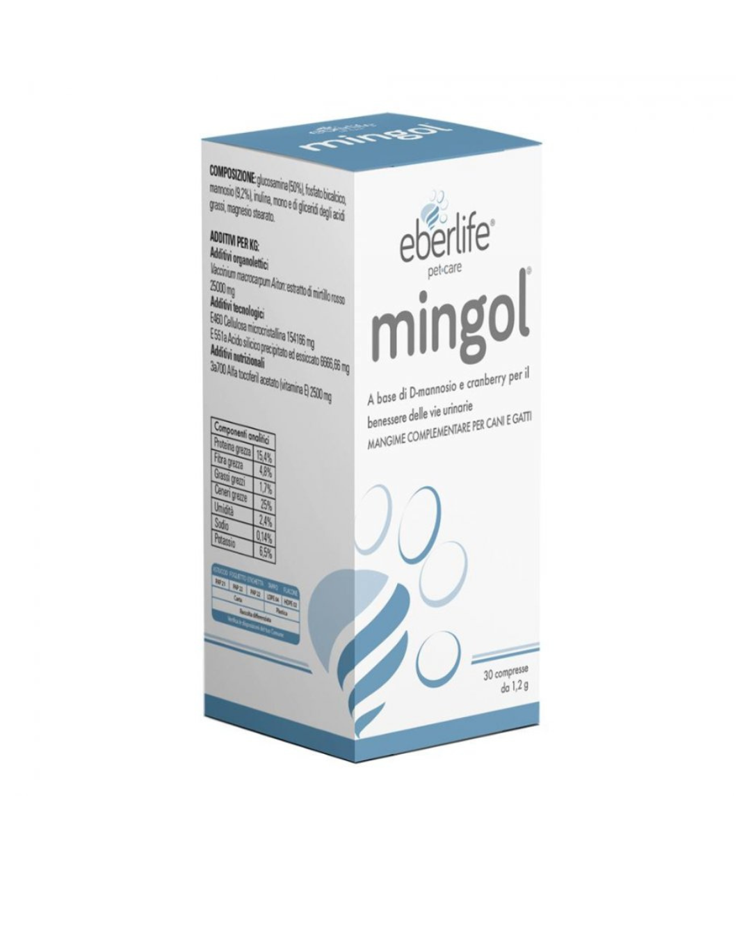 Eberlife - Mingol 30 tablets 1.2 g - for Dogs and Cats