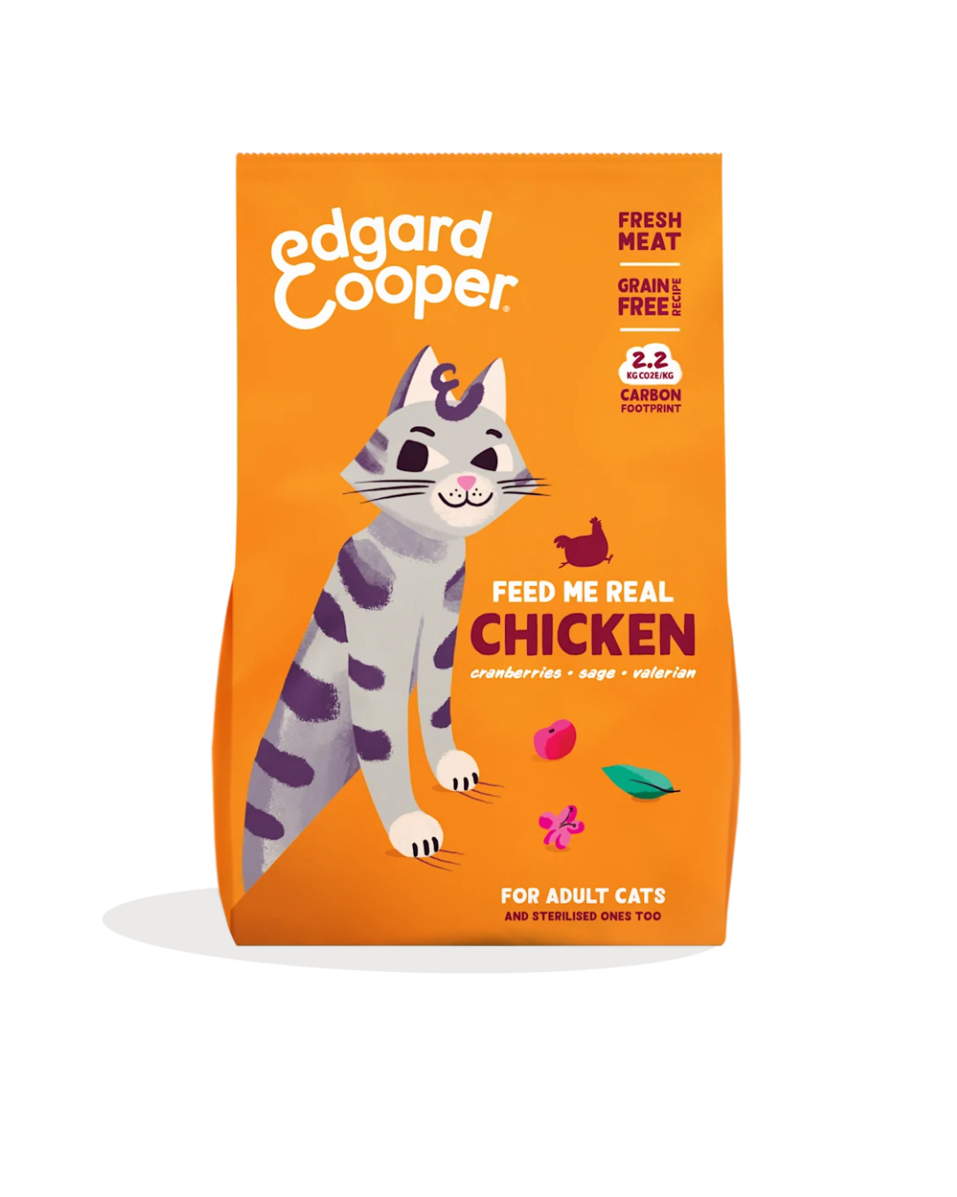 Edgard & Cooper - Cat Adult Grain Free - Pollo Fresco 2 kg