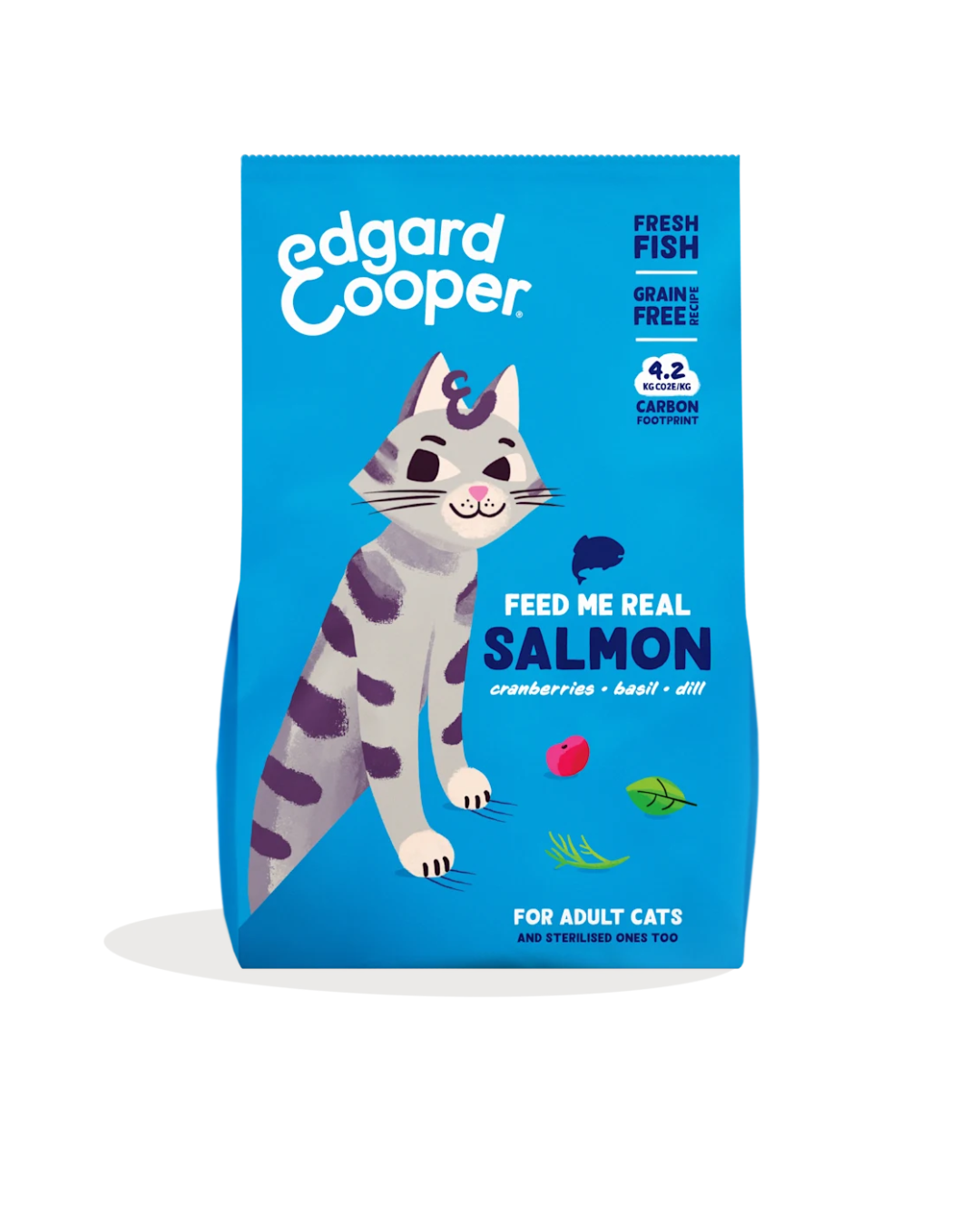 Edgard & Cooper - Cat Adult Grain Free - Salmone Fresco 325 g