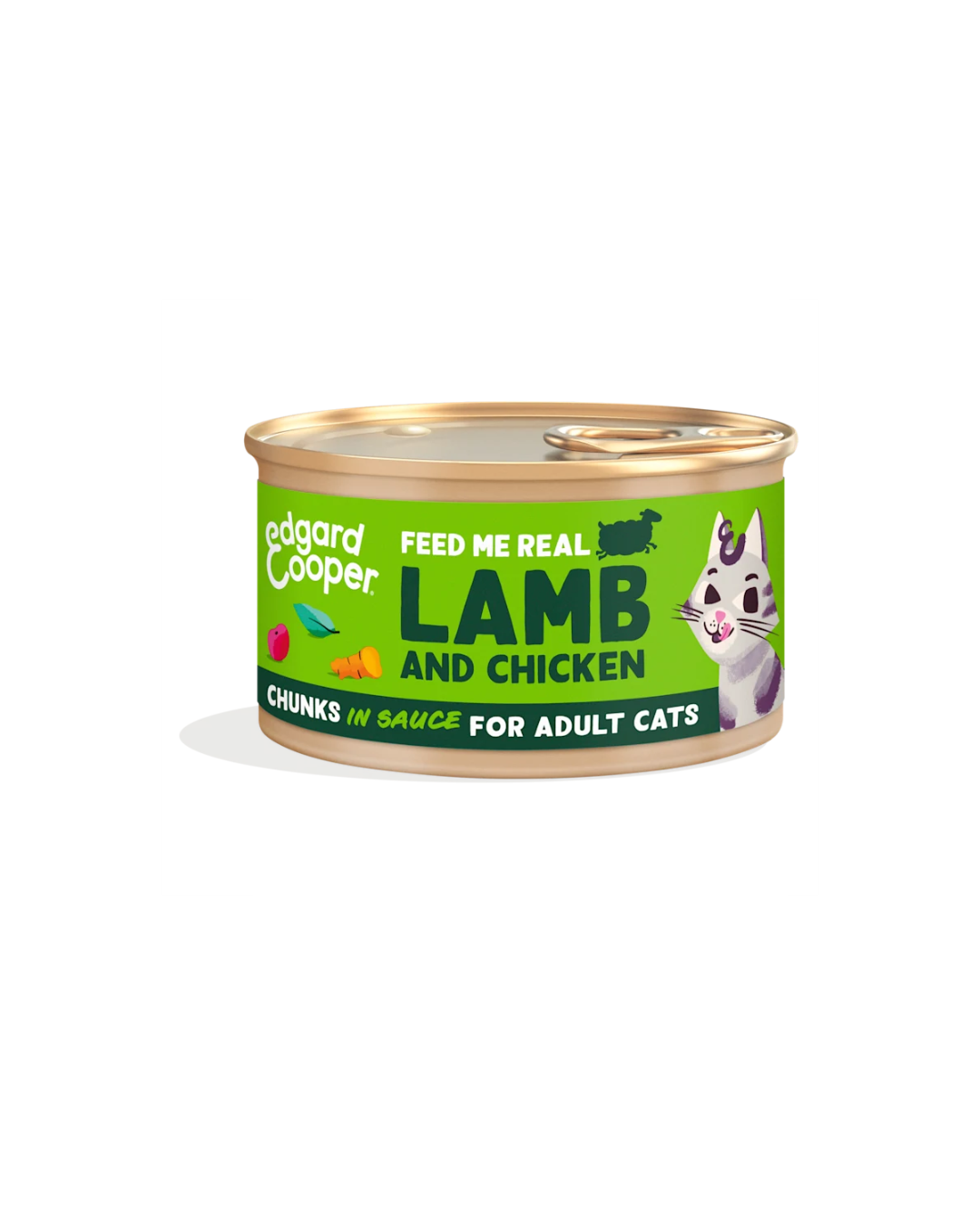 Edgard & Cooper - Cat Adult Grain Free Agnello e Pollo Bocconcini in Salsa 85 g