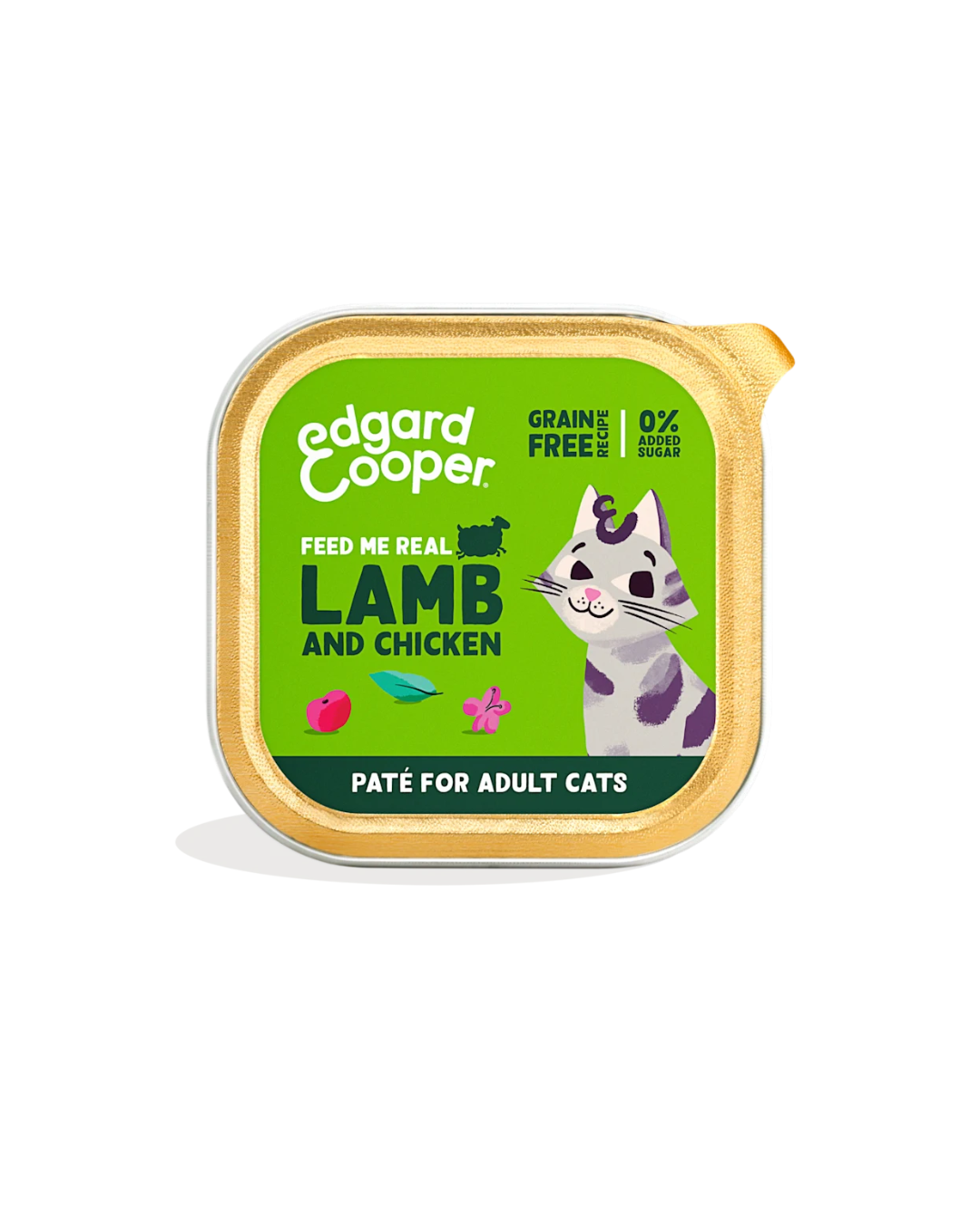Edgard & Cooper - Cat Adult Grain Free Agnello e Pollo Patè 85 g