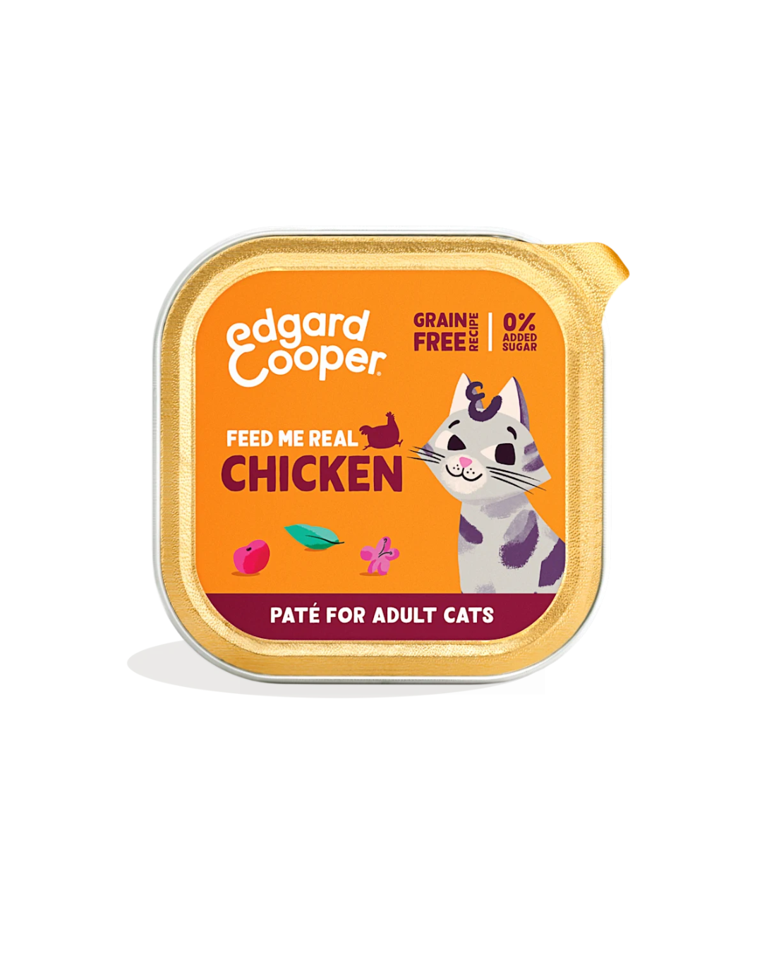 Edgard & Cooper - Cat Adult Grain Free Patè Pollo 85 g