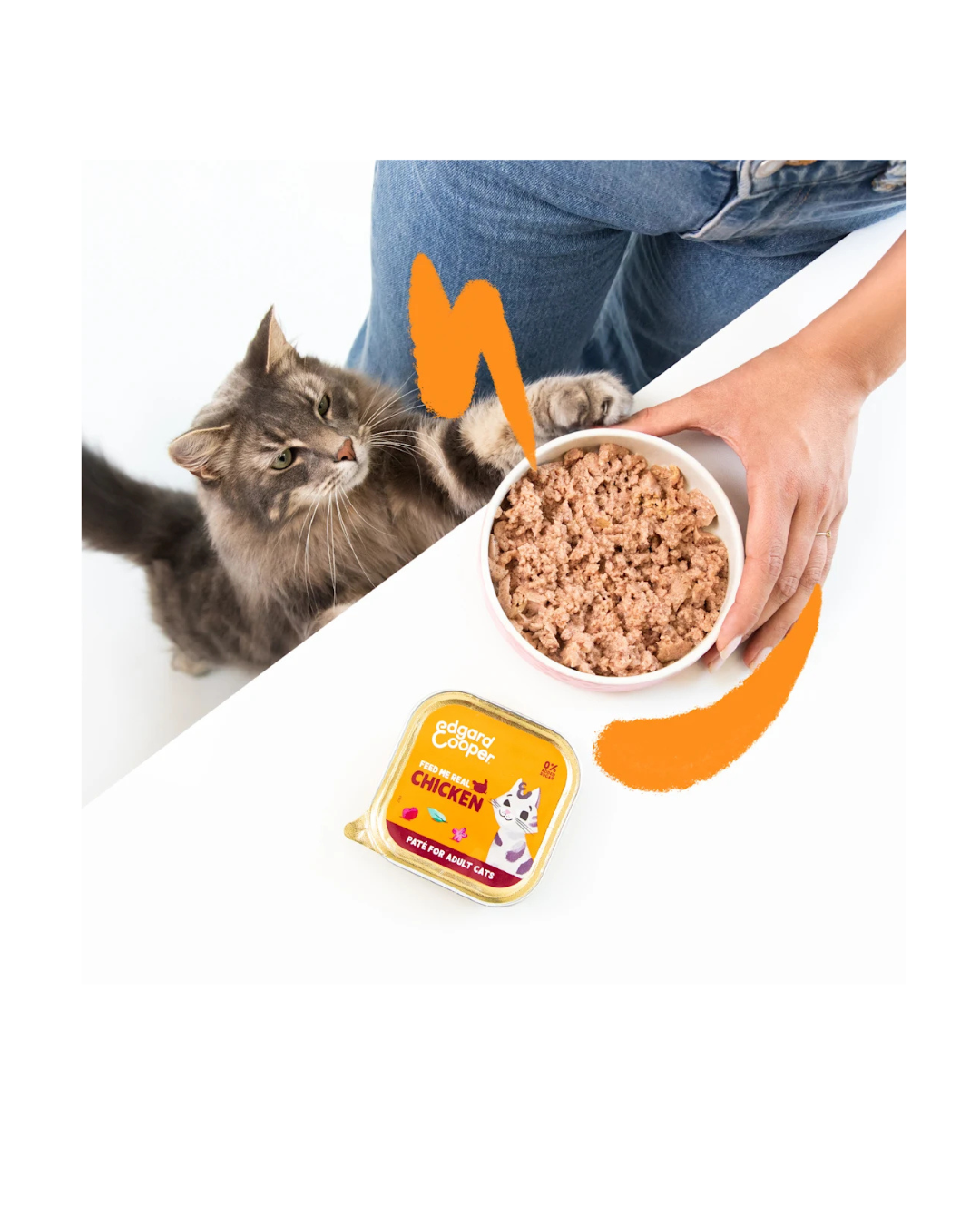 Edgard & Cooper - Cat Adult Grain Free Patè Pollo 85 g