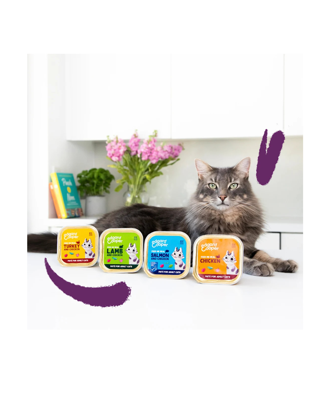 Edgard & Cooper - Cat Adult Grain Free Tacchino e Pollo Patè 85 g