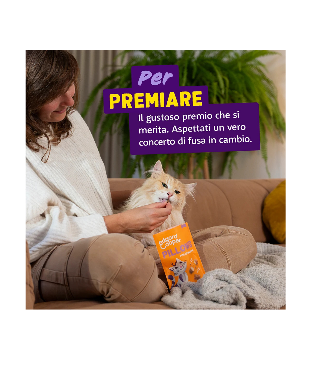 Edgard &amp; Cooper - Cat Grain Free Snack - Fagottini ripieni di Pollo 50 g