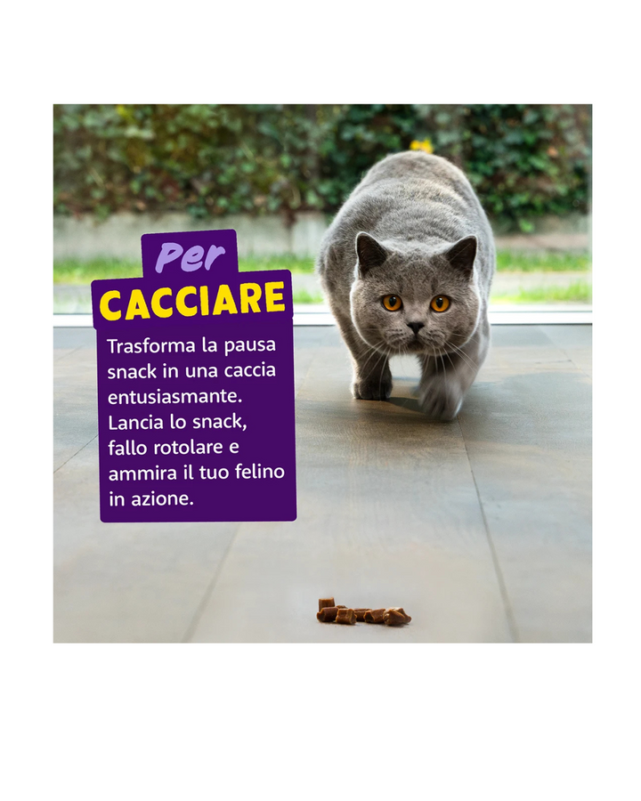 Edgard & Cooper - Cat Grain Free Snack - Rotolini ripieni di Salmone e Pollo 45 g