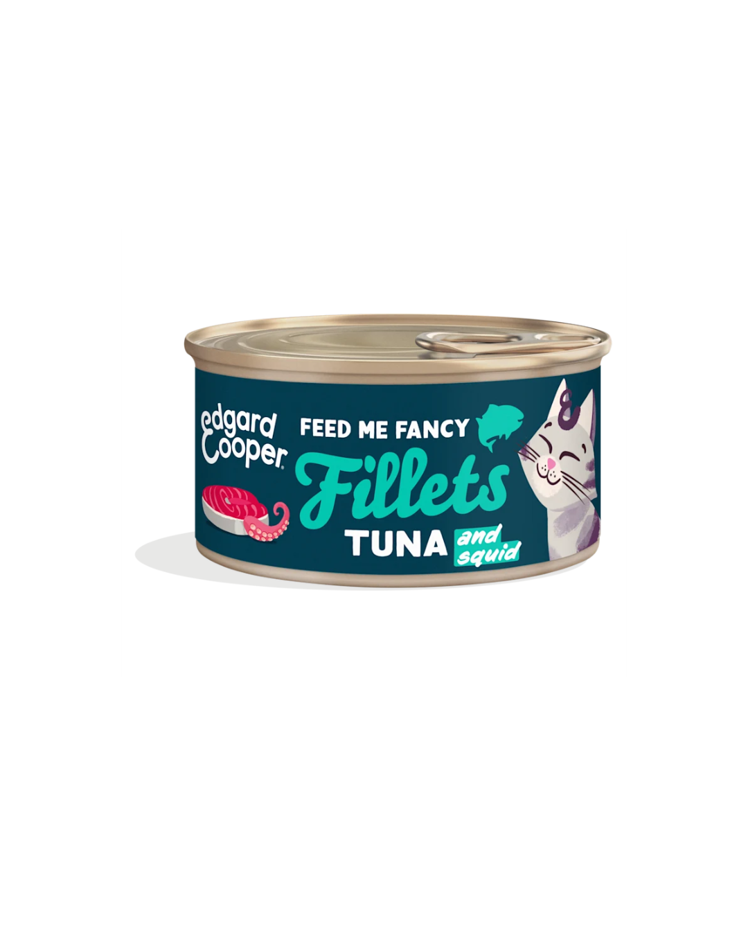 Edgard & Cooper - Cat Grain Free Tonno e Calamari Sfilaccetti 70 g