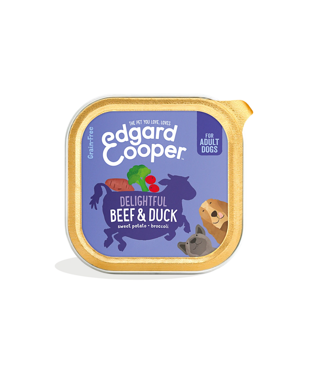 Edgard & Cooper - Dog Adult Grain Free Manzo & Anatra 150g