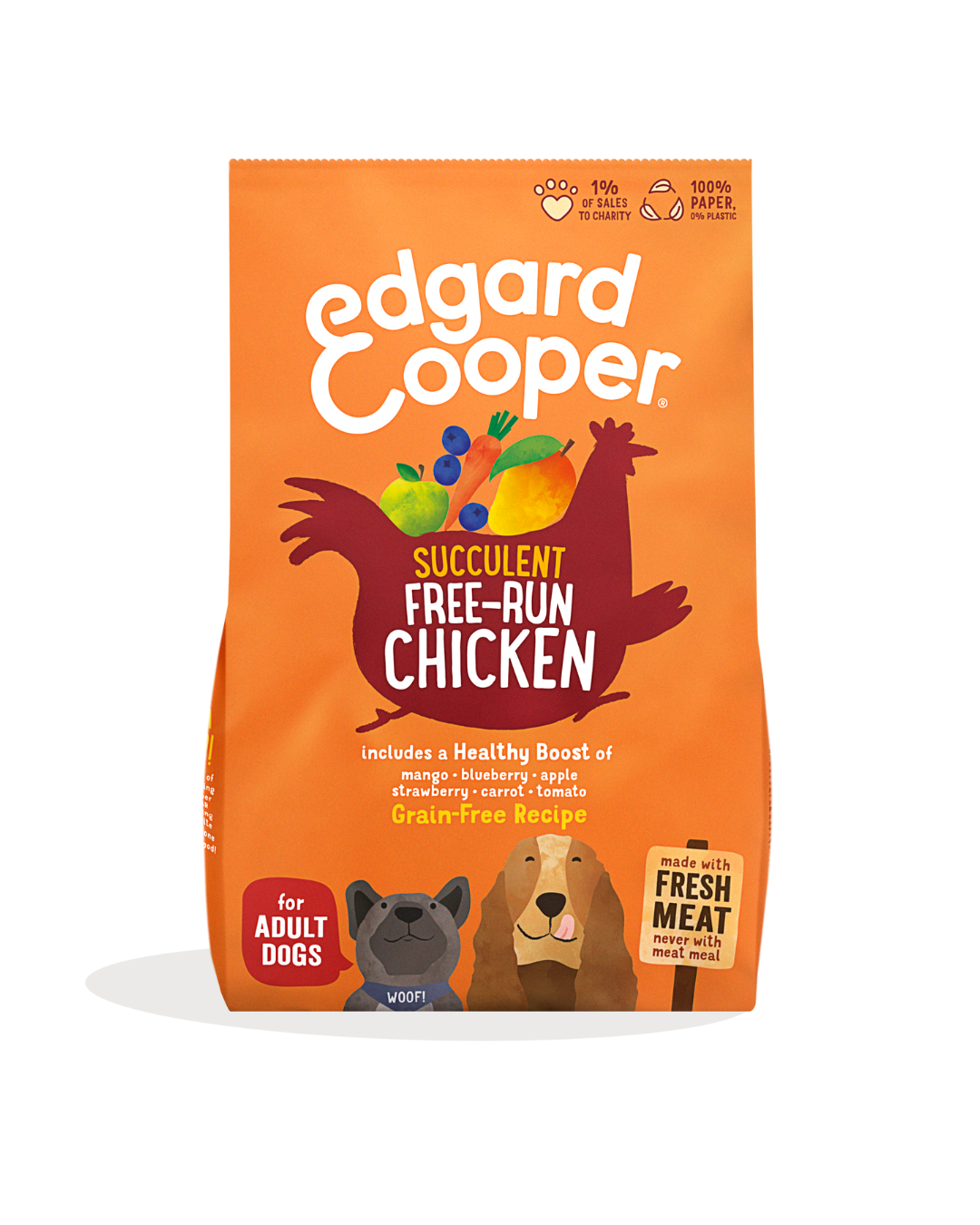 Edgard & Cooper - Dog Adult Grain Free Pollo (allevato a terra) 7 kg