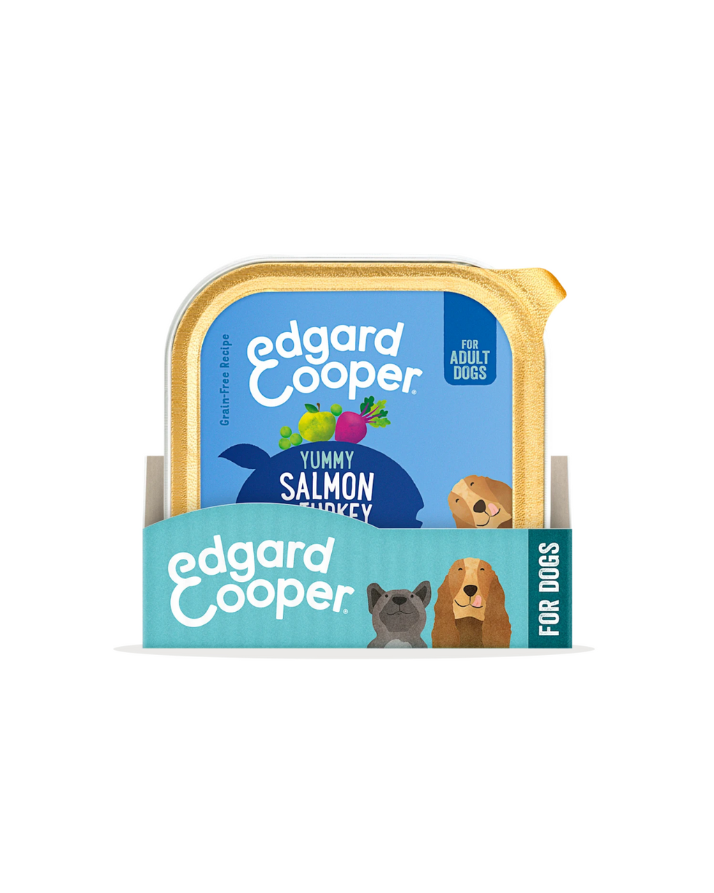 Edgard & Cooper - Dog Adult Grain Free Salmone & Tacchino 150 g