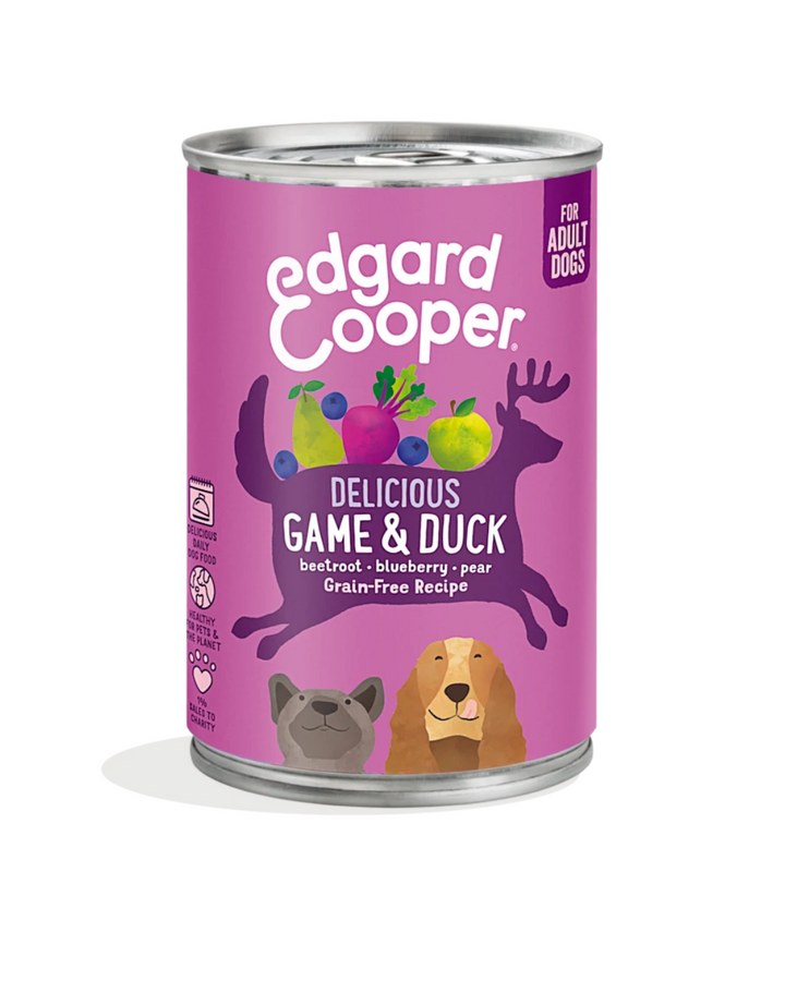 Edgard & Cooper - Dog Adult Grain Free Salvaggina & Anatra 400 g