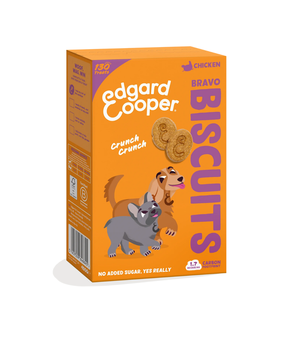 Edgard &amp; Cooper - Dog Grain Free  Biscotti - Pollo 400 g