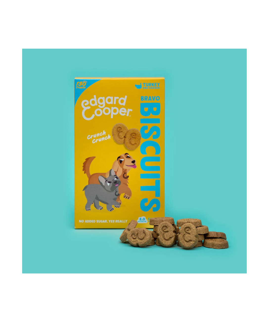 Edgard &amp; Cooper - Dog Grain Free  Biscotti - Tacchino e Pollo 400 g
