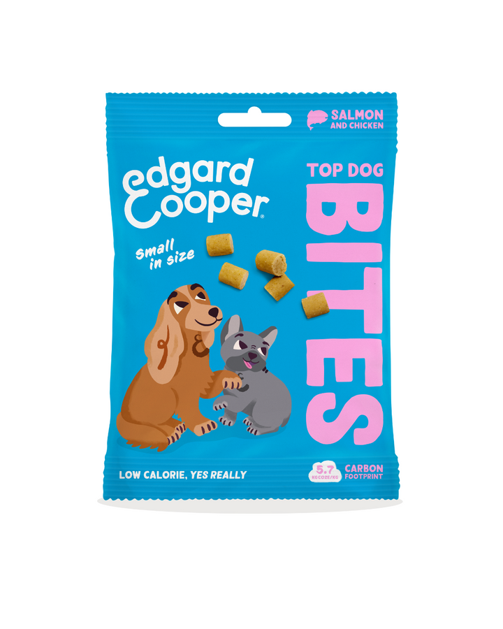 Edgard & Cooper - Dog Grain Free  Snack Bocconcini - Salmone e Pollo Small 50 g