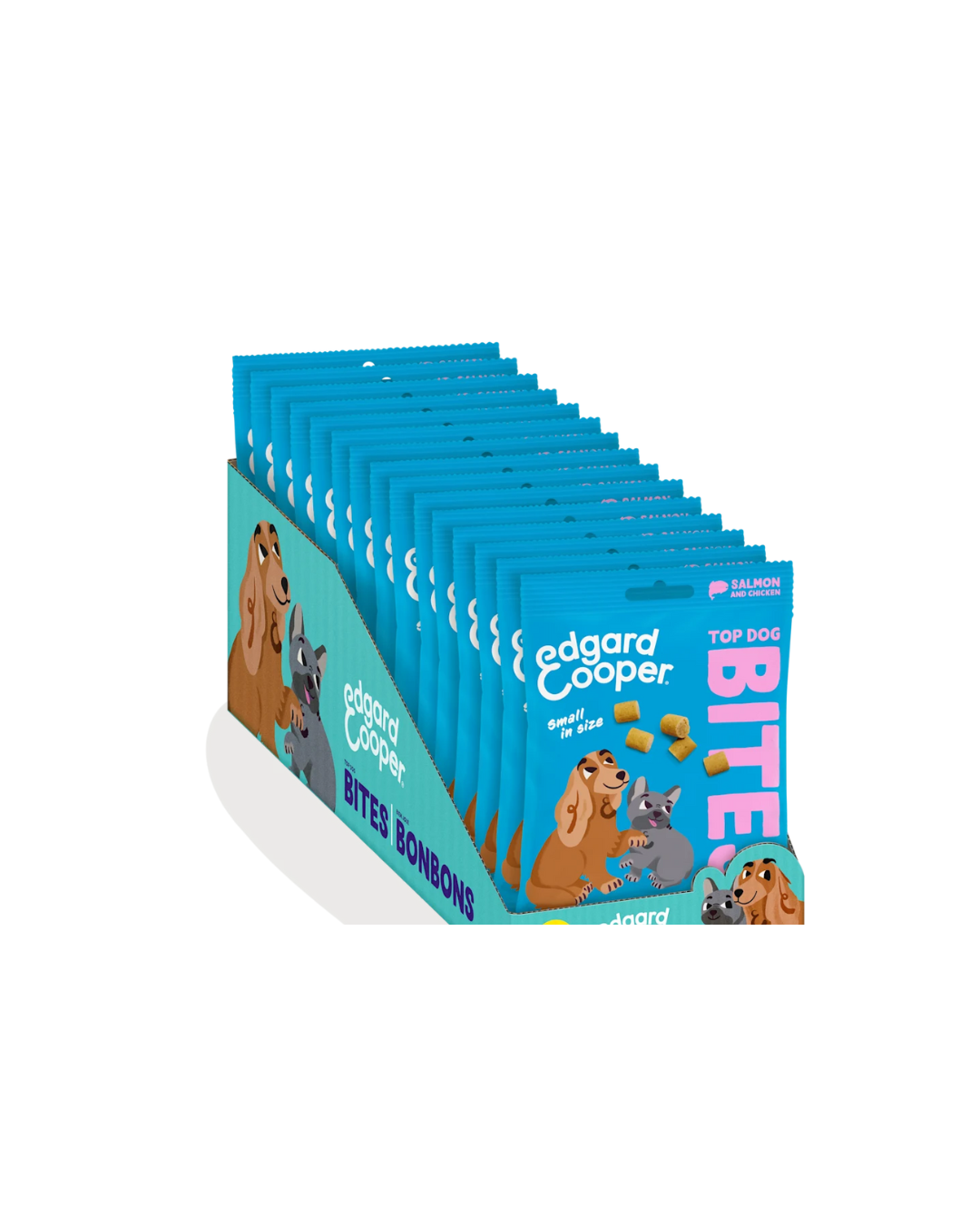 Edgard & Cooper - Dog Grain Free  Snack Bocconcini - Salmone e Pollo Small 50 g