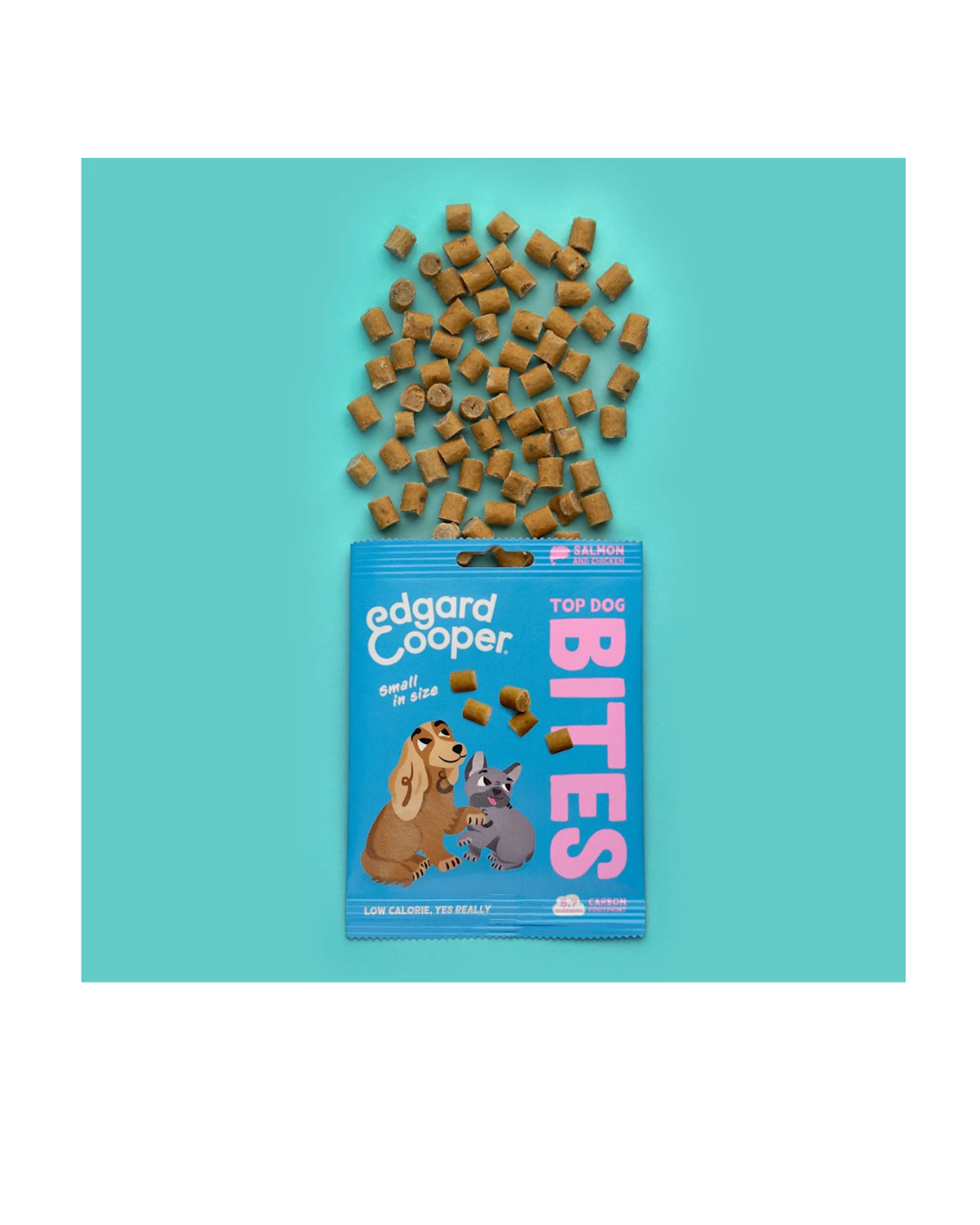 Edgard & Cooper - Dog Grain Free  Snack Bocconcini - Salmone e Pollo Small 50 g