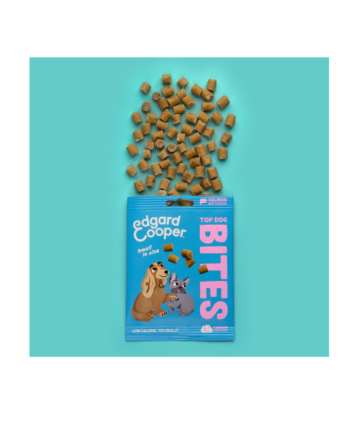 Edgard & Cooper - Dog Grain Free  Snack Bocconcini - Salmone e Pollo Small 50 g