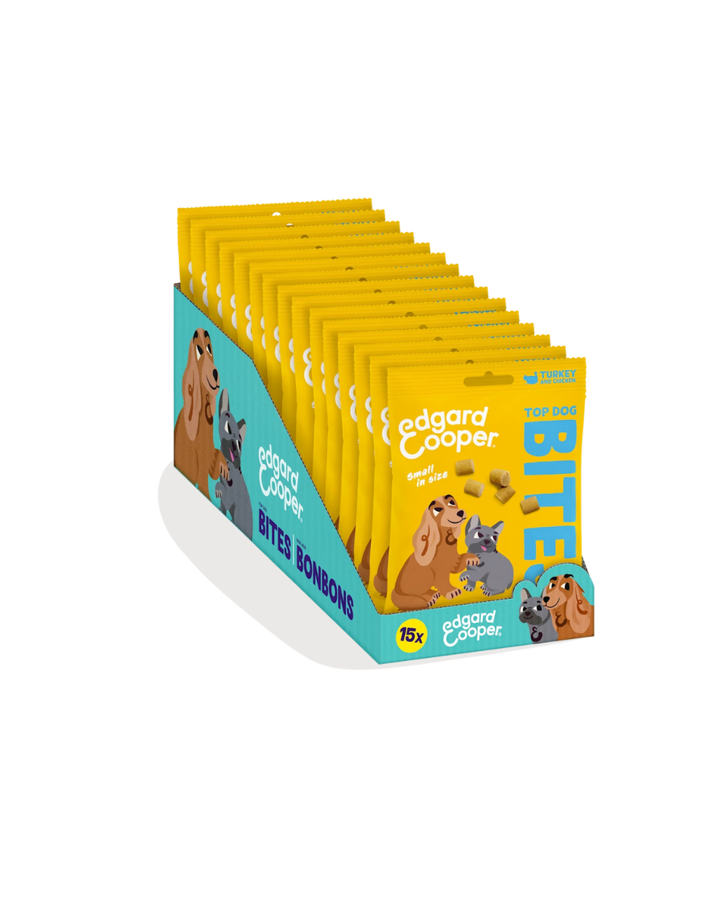 Edgard & Cooper - Dog Grain Free  Snack Bocconcini - Tacchino e Pollo Small 50 g