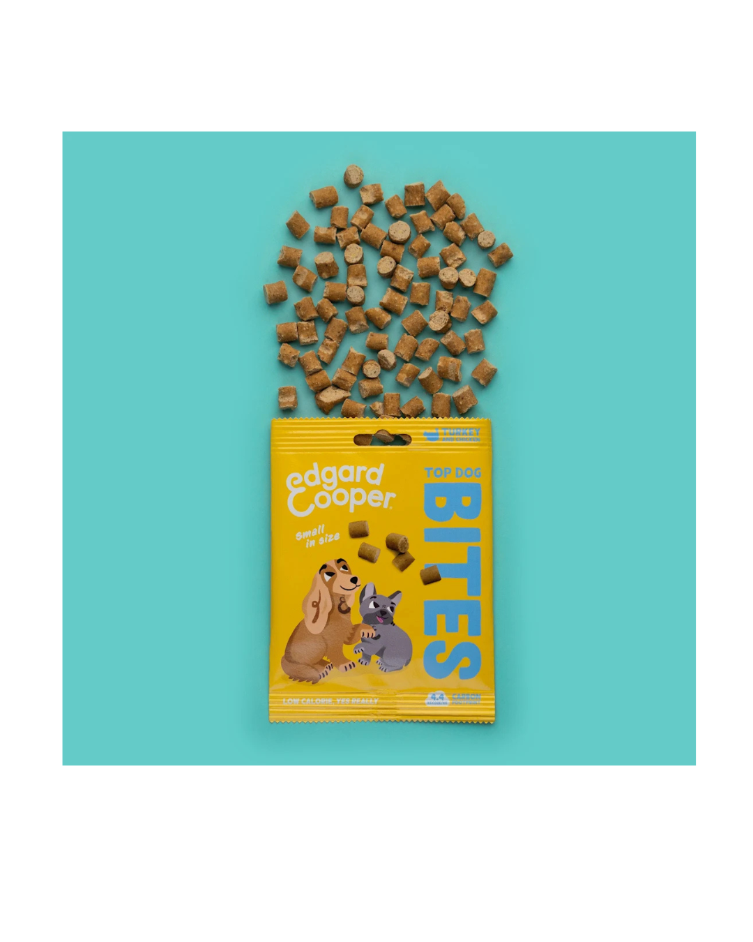 Edgard & Cooper - Dog Grain Free  Snack Bocconcini - Tacchino e Pollo Small 50 g