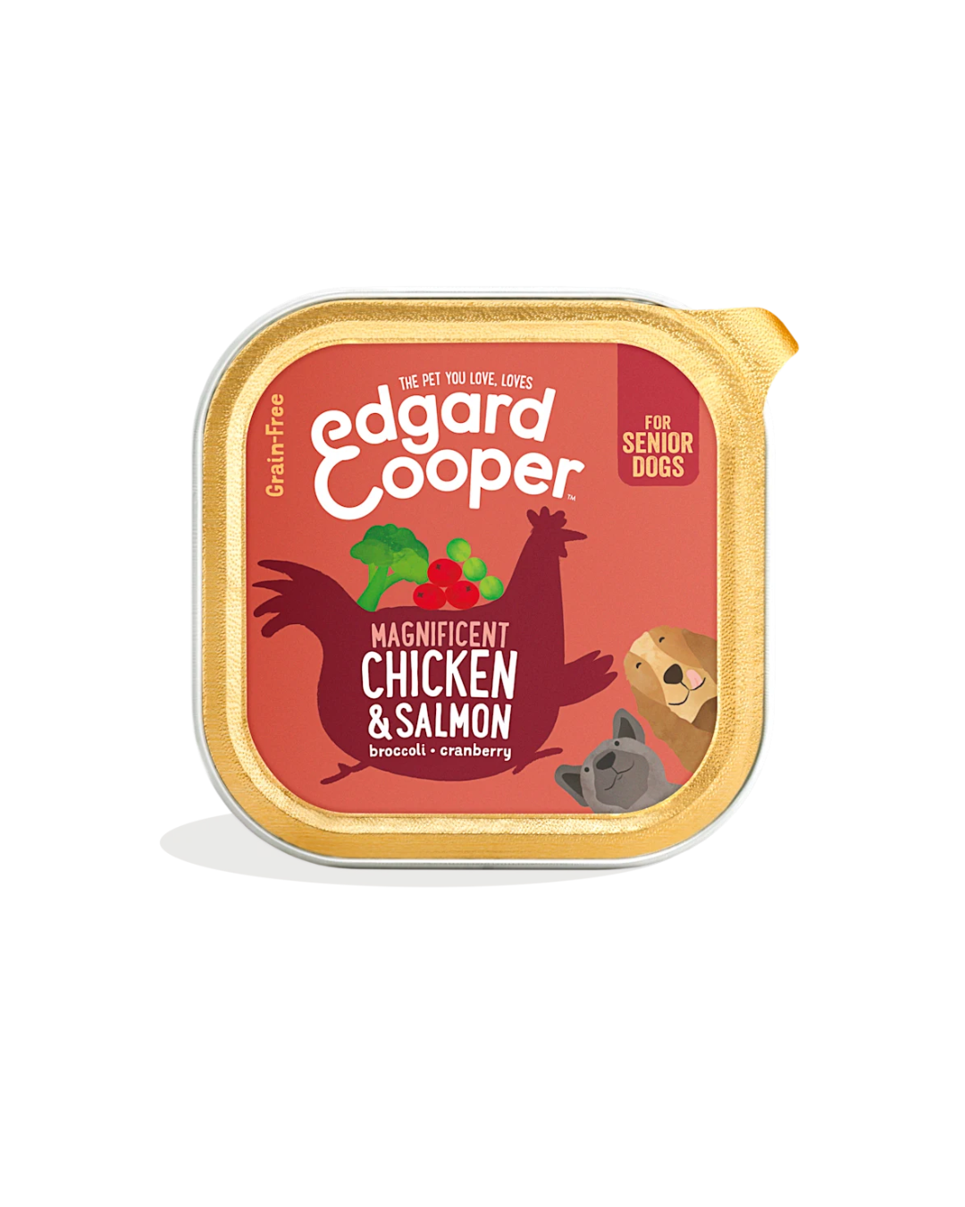 Edgard & Cooper - Dog Senior Pollo & Salmone Grain Free 150 g