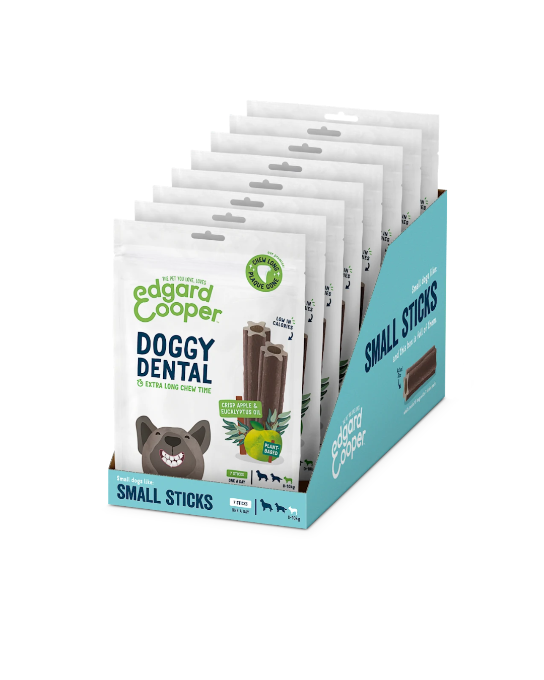 Edgard & Cooper - Doggy Dental Mela & Eucalipto Small 105 g