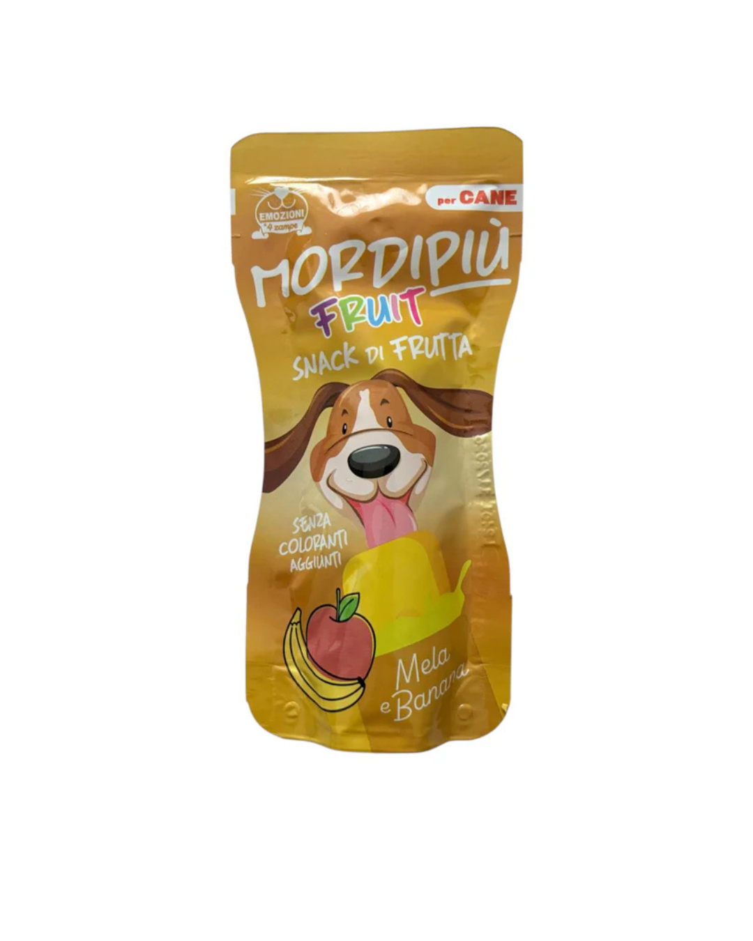 Emozioni a 4 zampe - Mordipiù Fruit Snack di Frutta - Mela e Banana 50 g