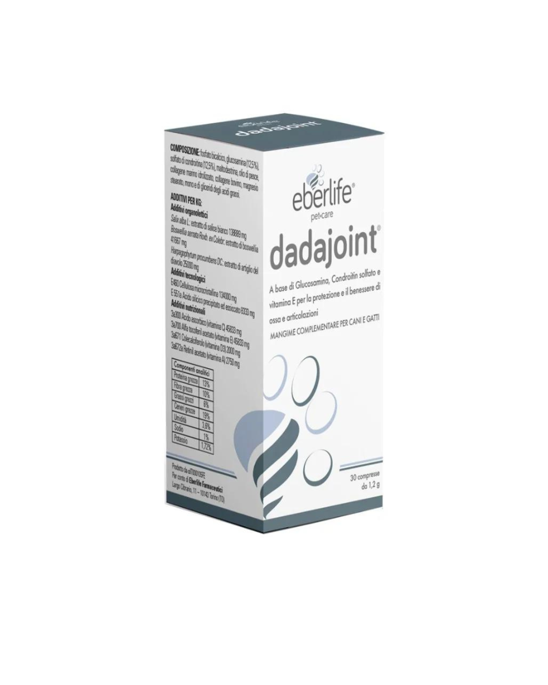 Erbelife - Dadajoint - 30 Compresse 1,2 g - per Cani e Gatti