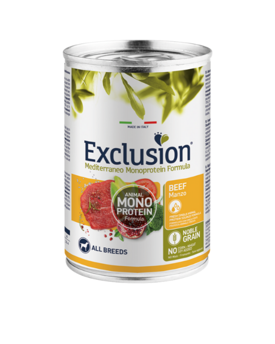 Exclusion - Monoprotein Noble Grain Adult All Breed - Beef 400gr