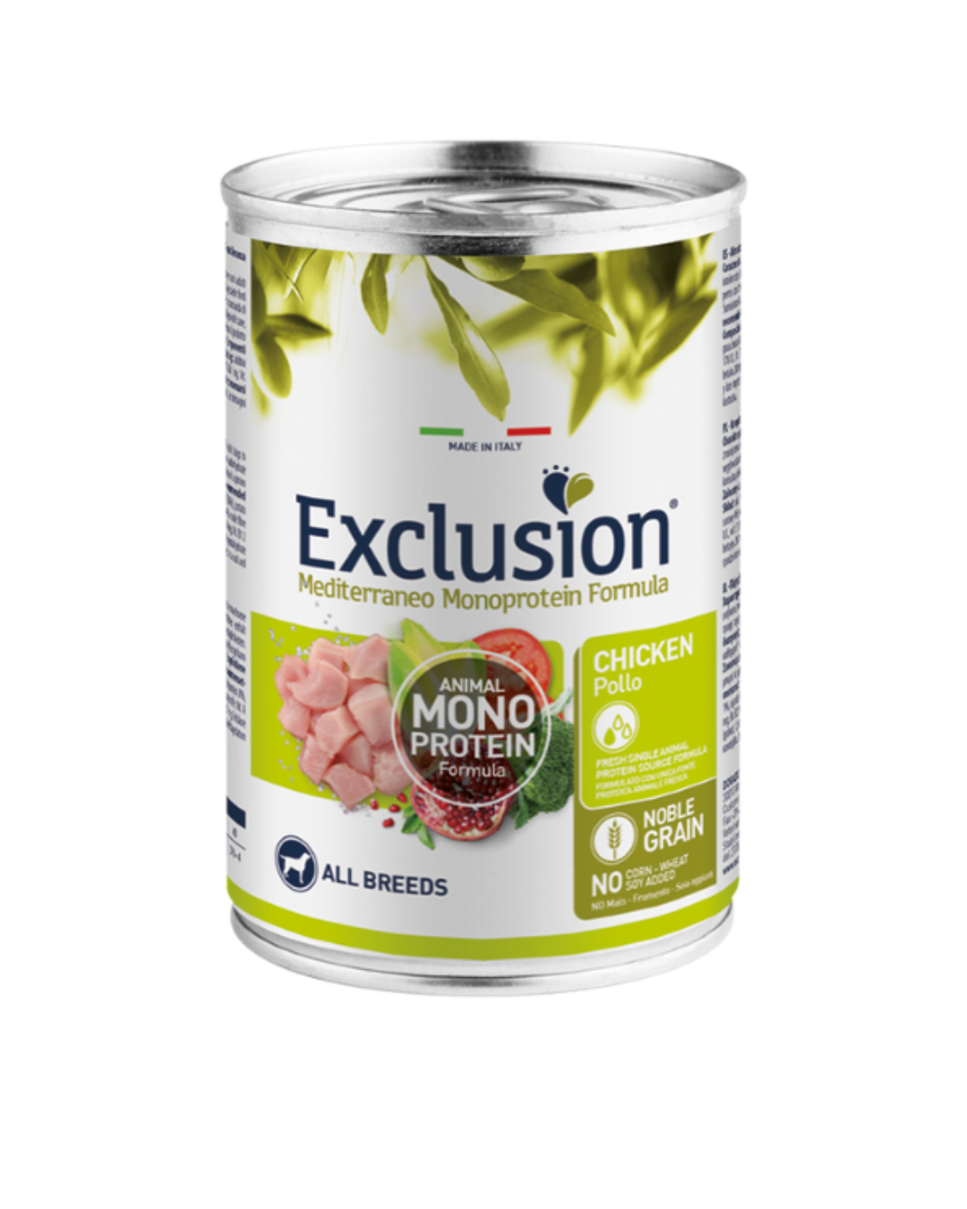 Exclusion - Monoprotein Noble Grain Adult All Breed - Chicken 400gr