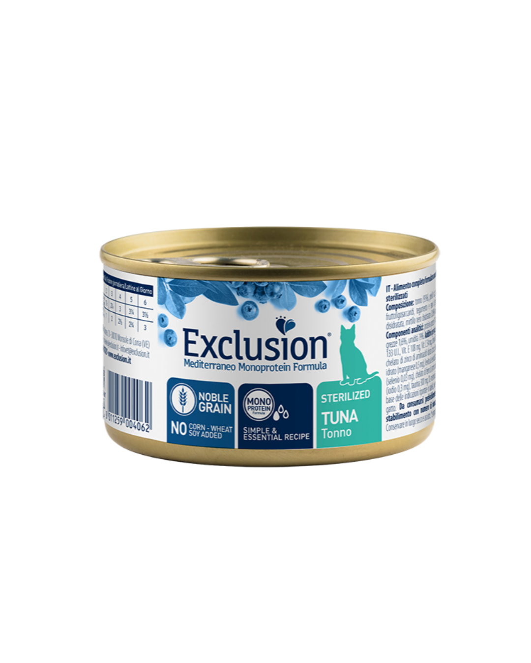 Exclusion - Monoproteico Noble Grain Gatto Sterilizzato - Tonno 85gr