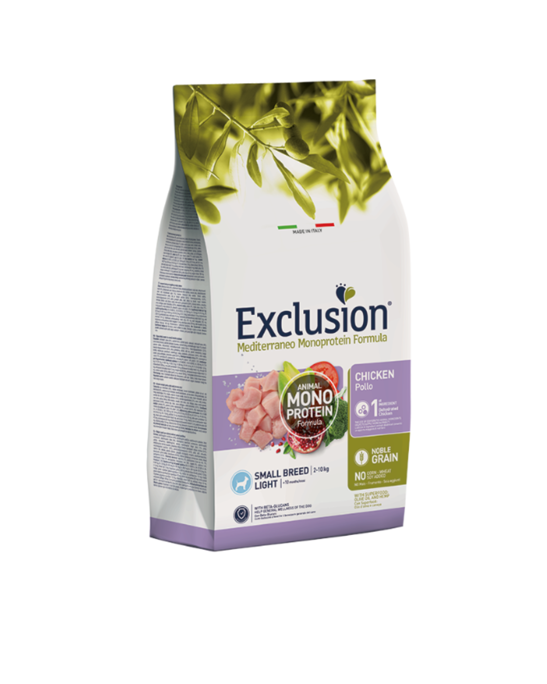 Exclusion- Monoproteico Pollo Light Adult Small 500gr