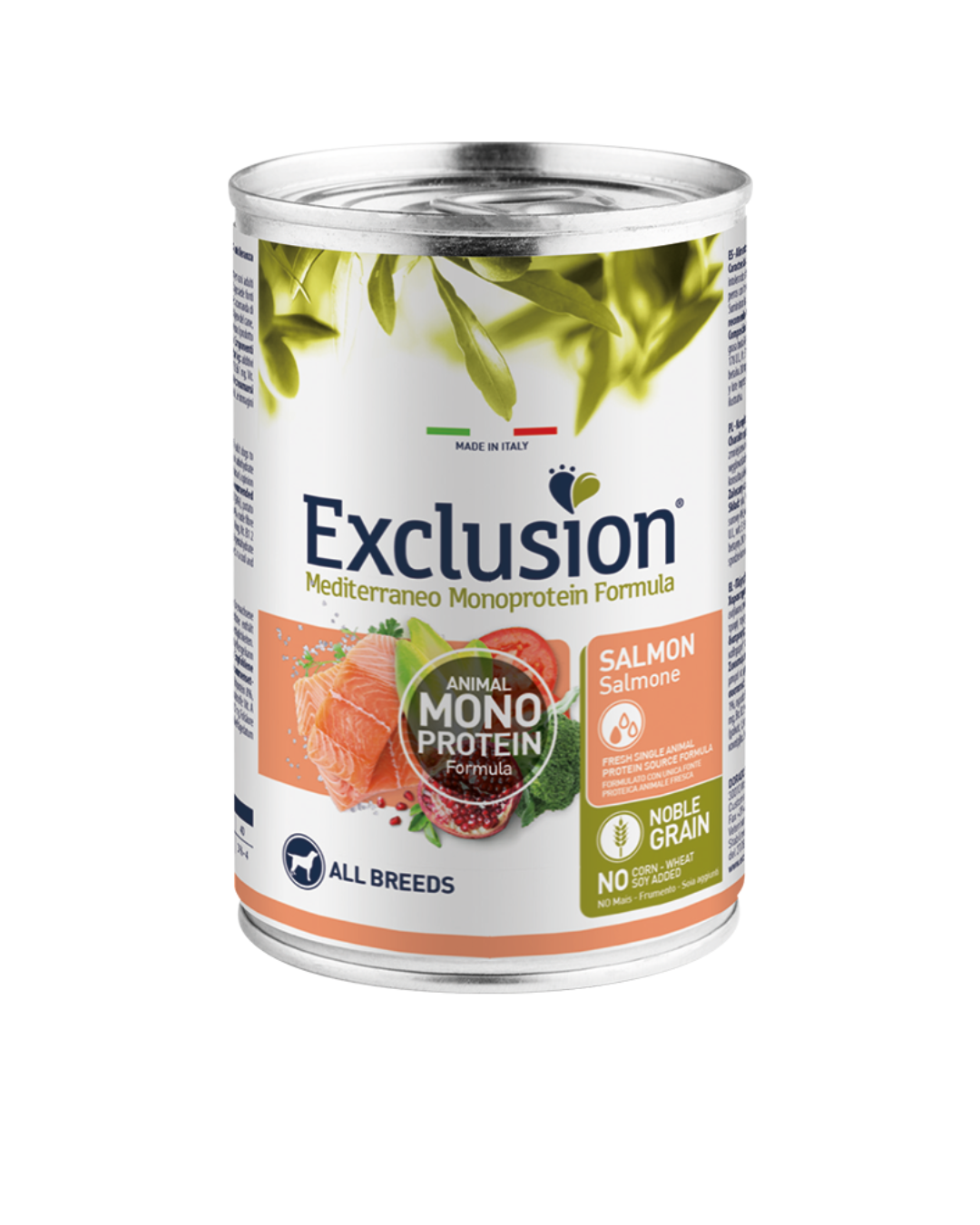 Exclusion - Mediterraneo Monoproteico al Salmone - per Cane Adulto - 400g