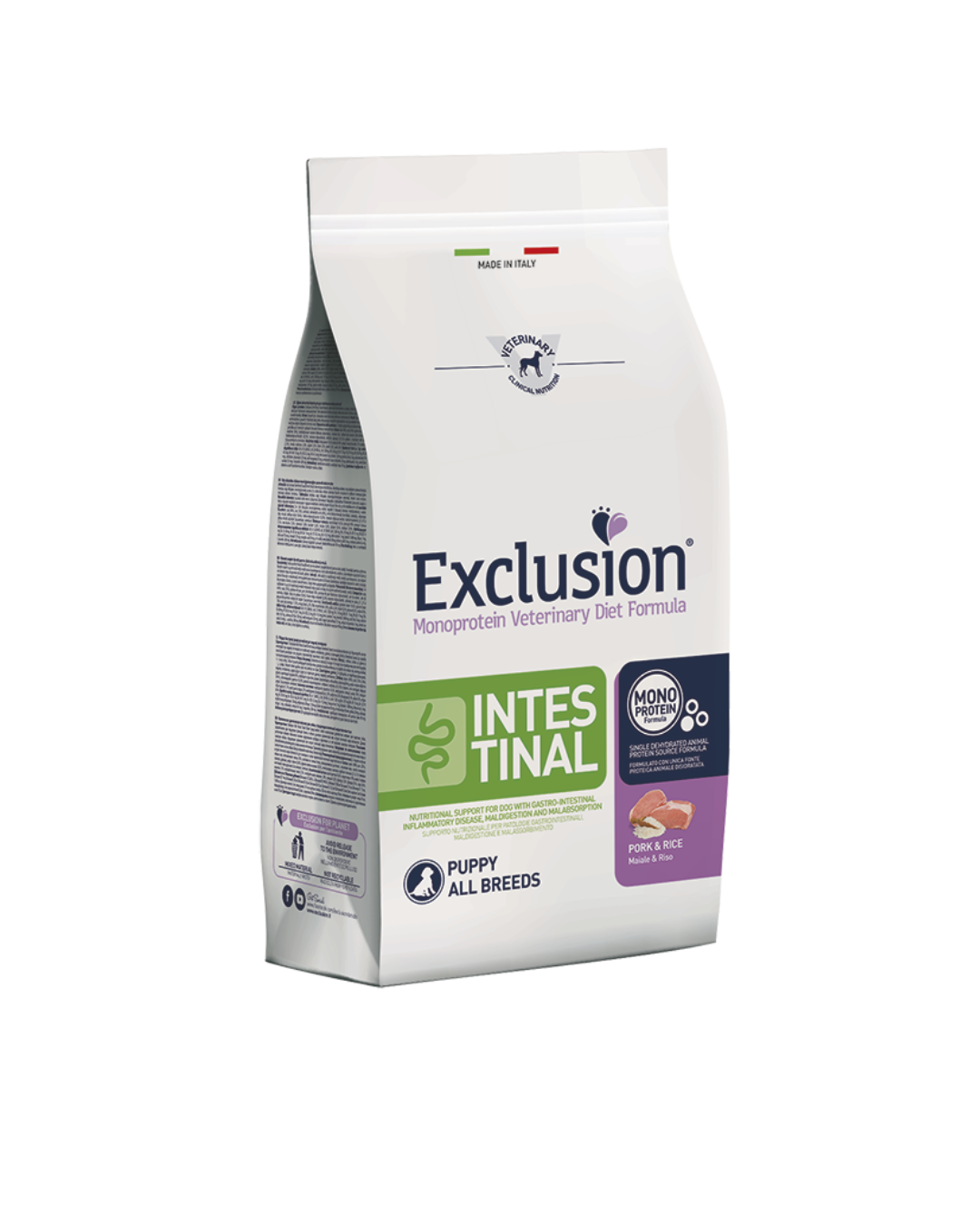 Exclusion Diet - Intestinal Puppy All Breeds - Maiale e Riso - 400gr