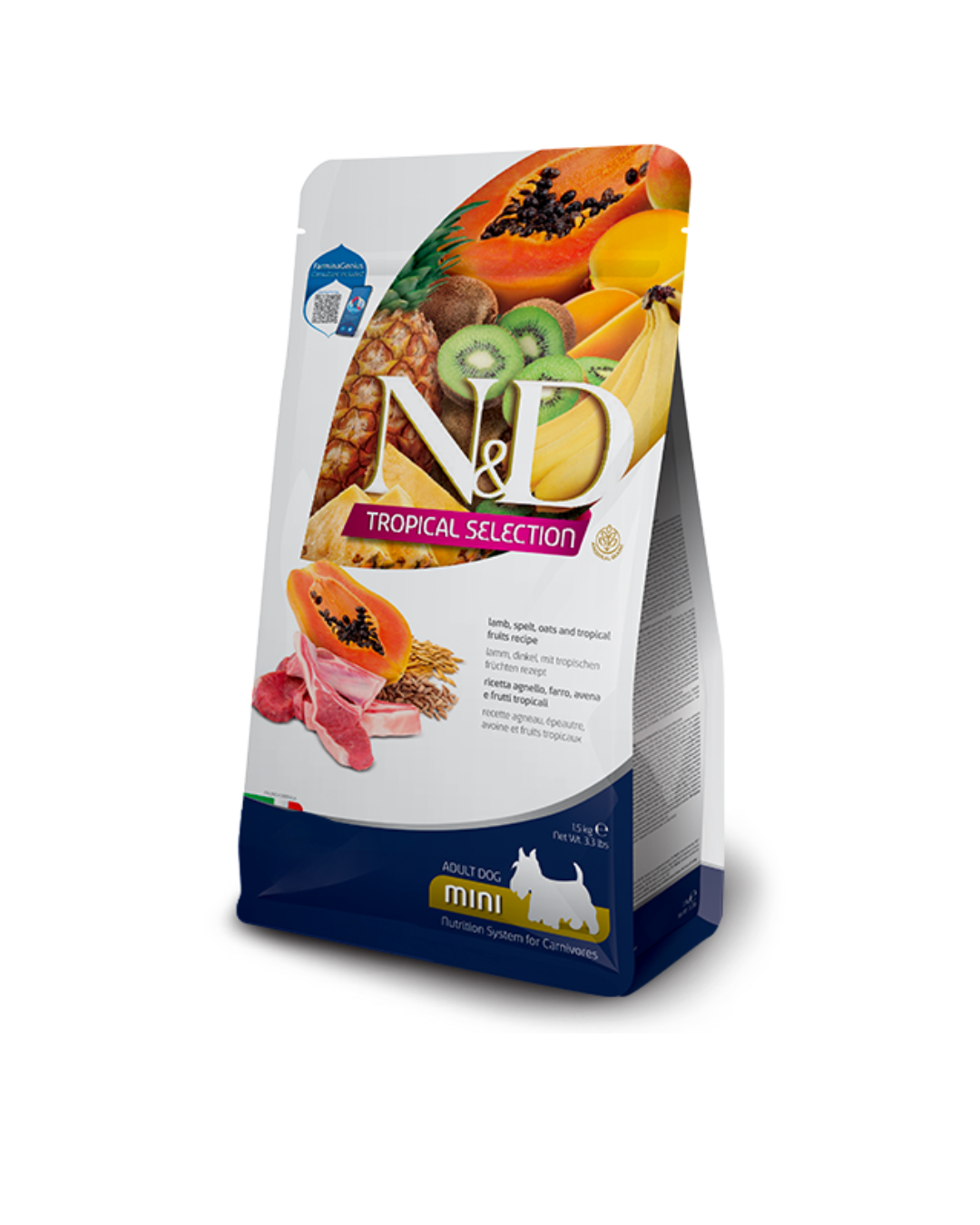 Farmina - N&D - Dog Adult Mini Tropical - Agnello 1,5kg