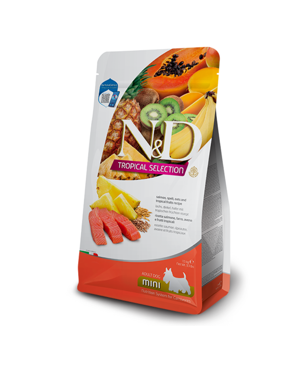 Farmina - N&D - Dog Adult Mini Tropical - Salmone 1,5kg