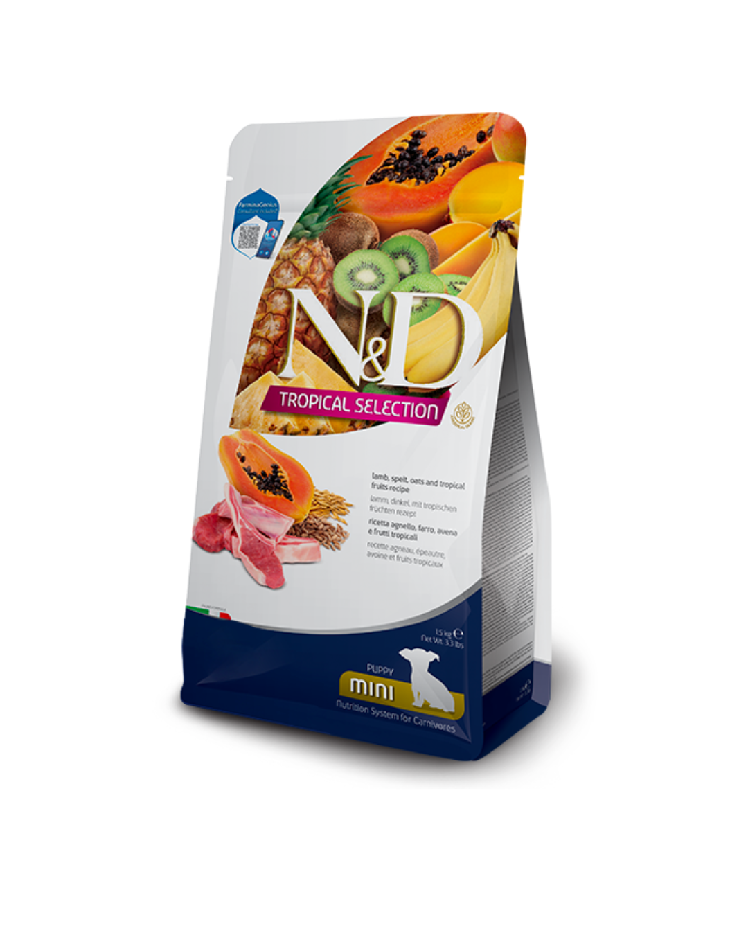 Farmina - N&D - Dog Puppy Mini Tropical - Agnello 1,5kg