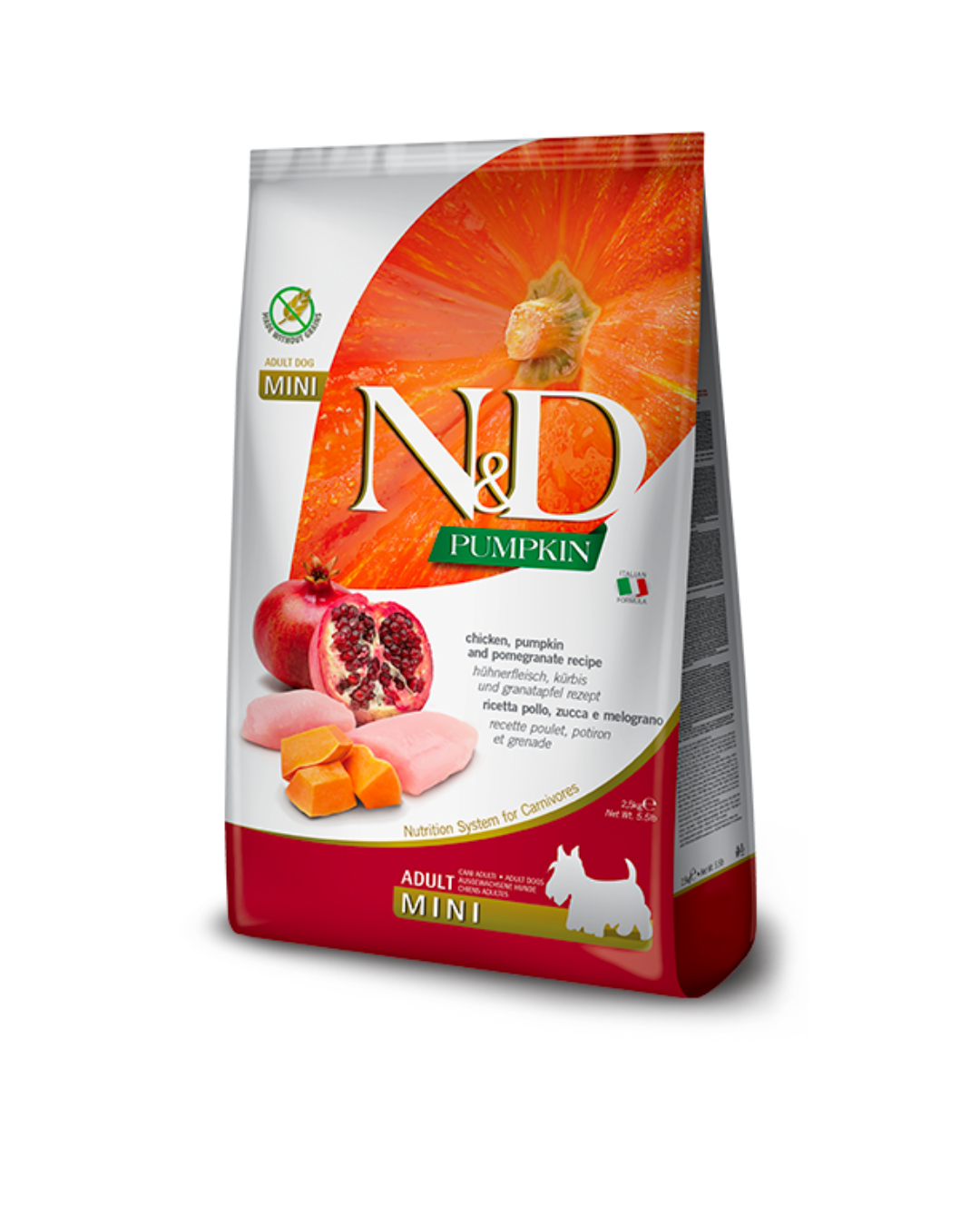 Farmina - N&D - Pumpkin Adult Mini - Pollo e Melograno 800gr
